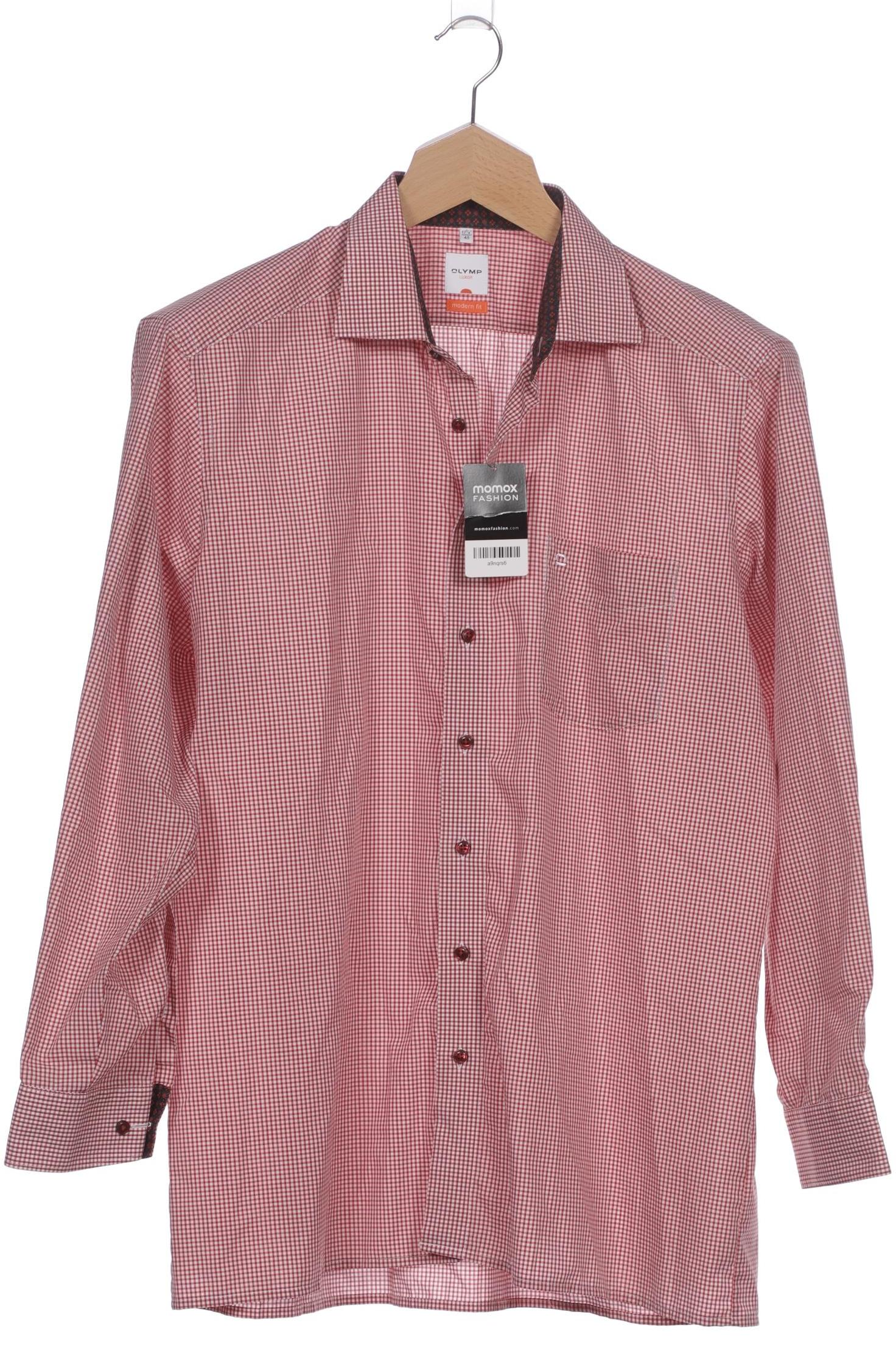 

Olymp Herren Hemd, bordeaux, Gr. 56