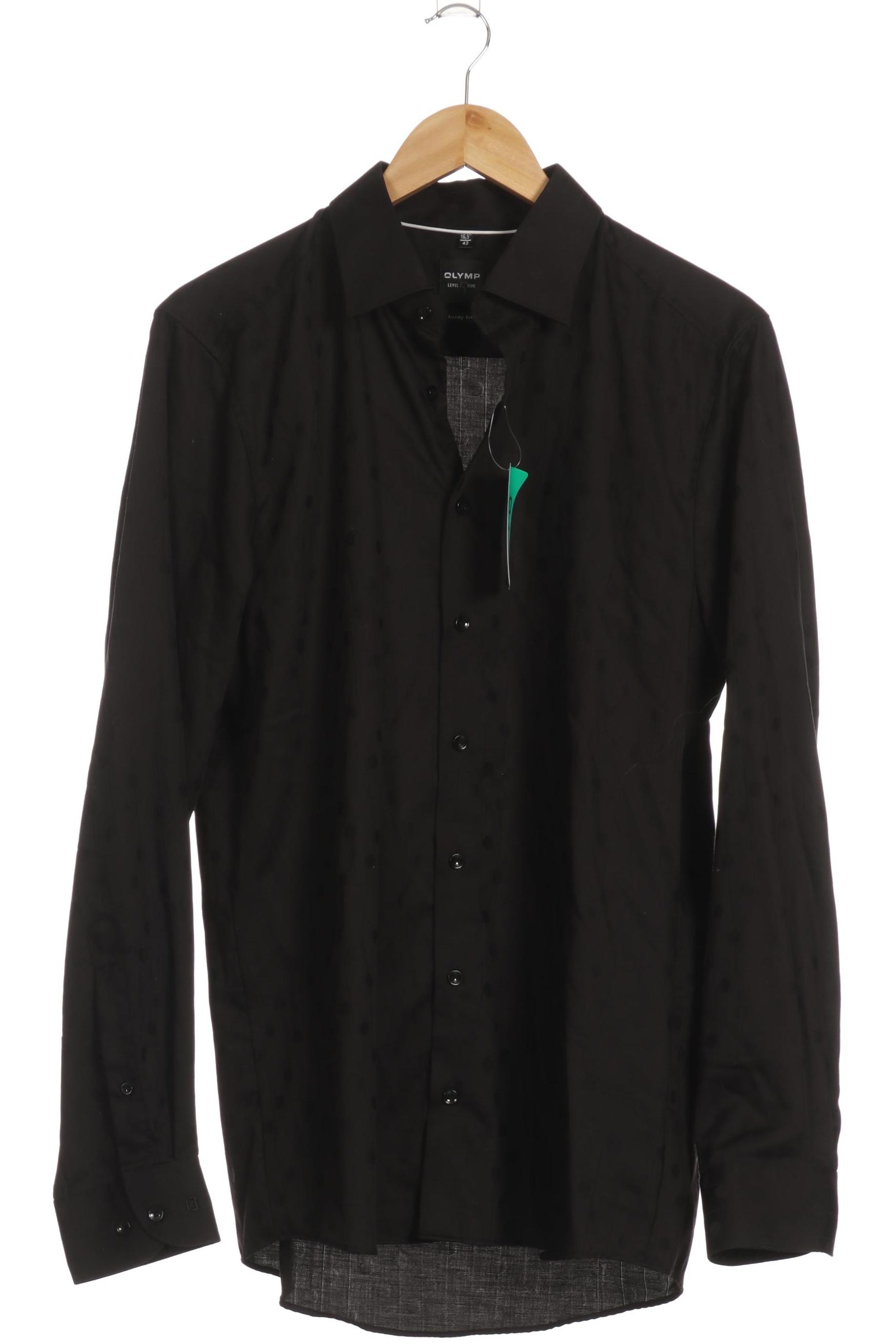 

Olymp Herren Hemd, schwarz, Gr. 52