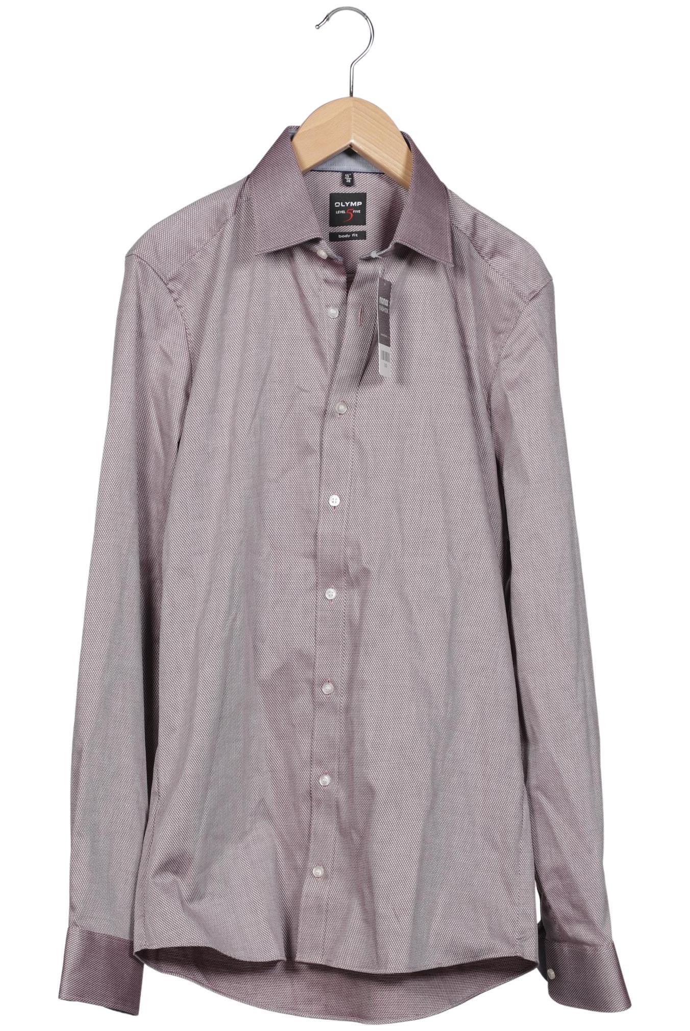 

Olymp Herren Hemd, bordeaux, Gr. 46