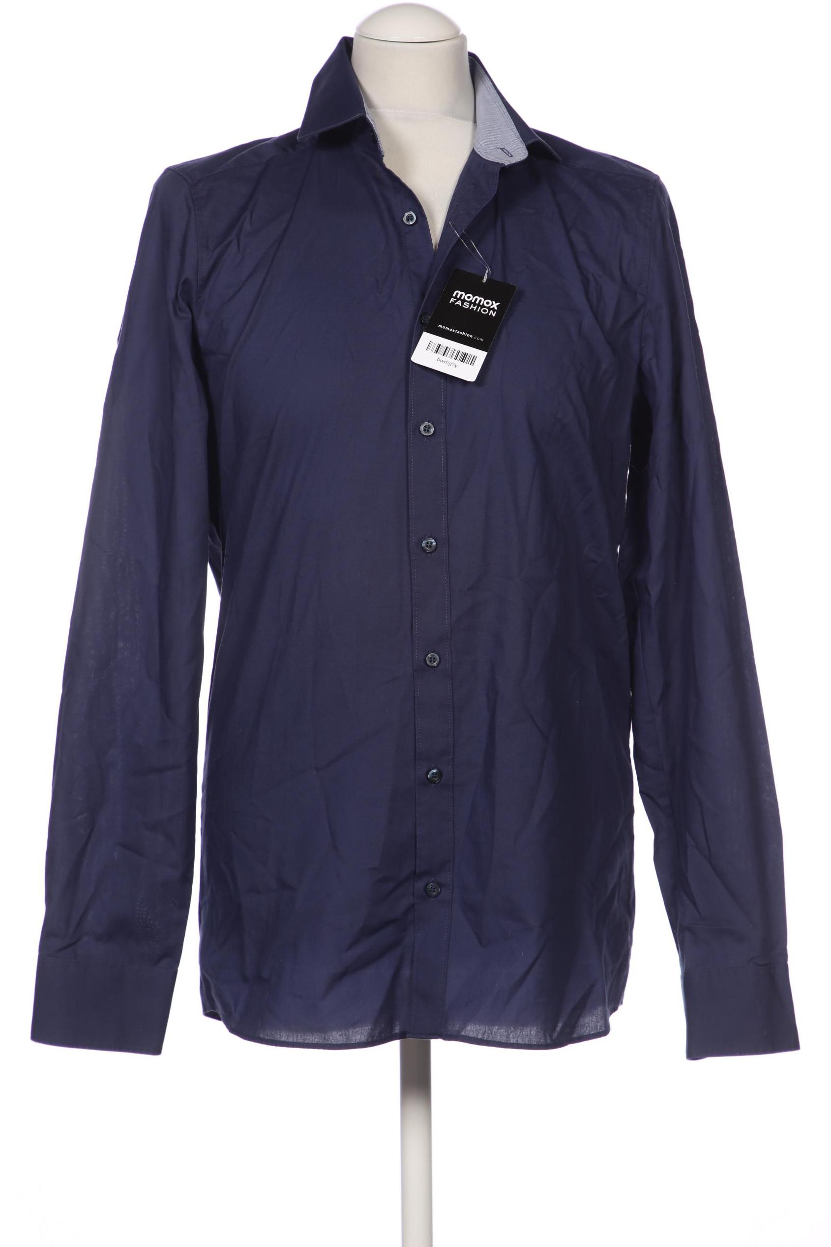 

Olymp Herren Hemd, marineblau