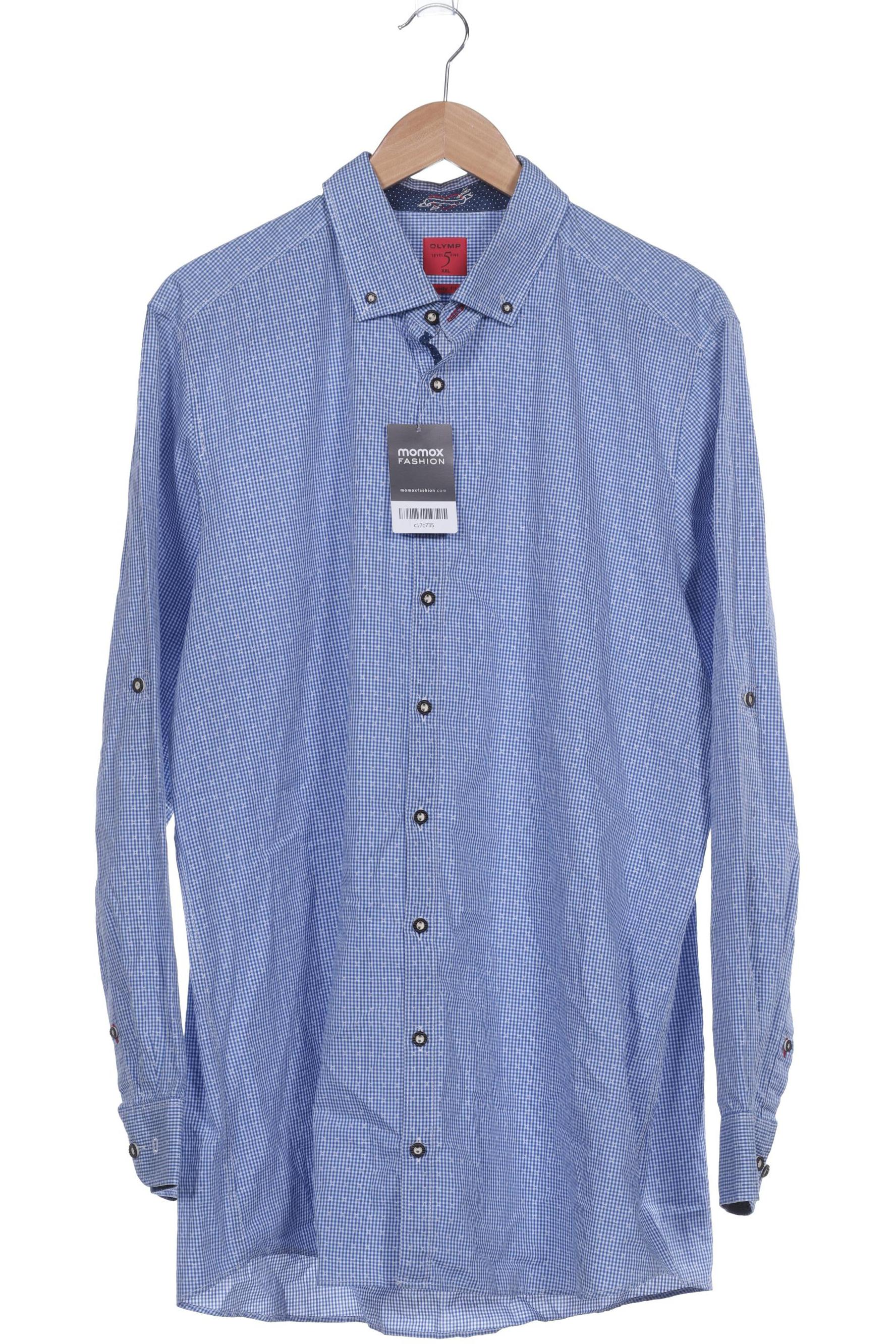 

Olymp Herren Hemd, blau, Gr. 56