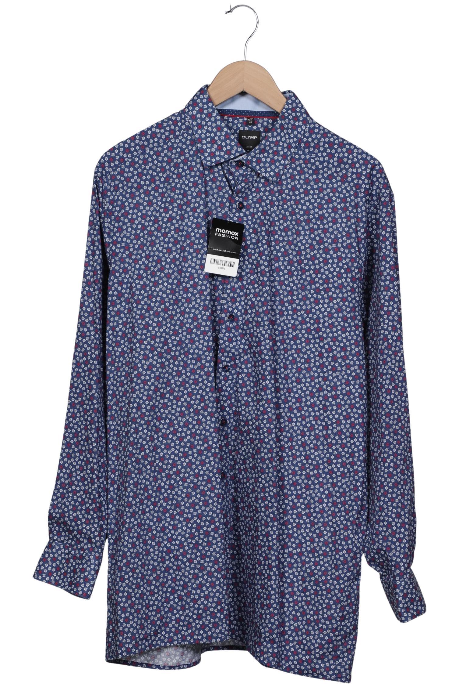 

Olymp Herren Hemd, blau, Gr. 56