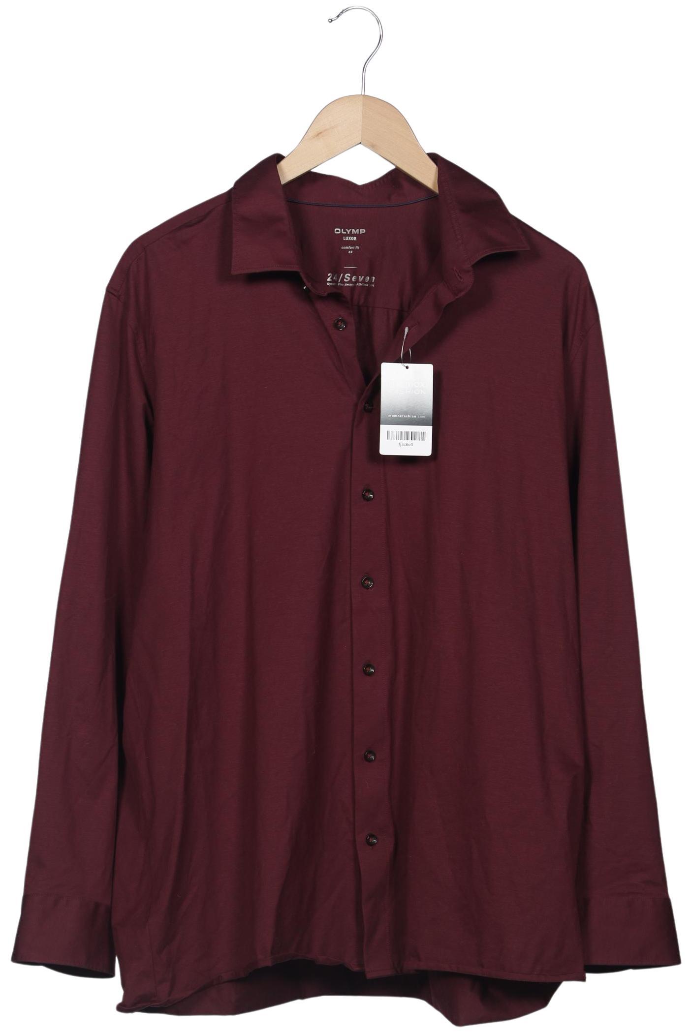 

Olymp Herren Hemd, bordeaux, Gr. 56