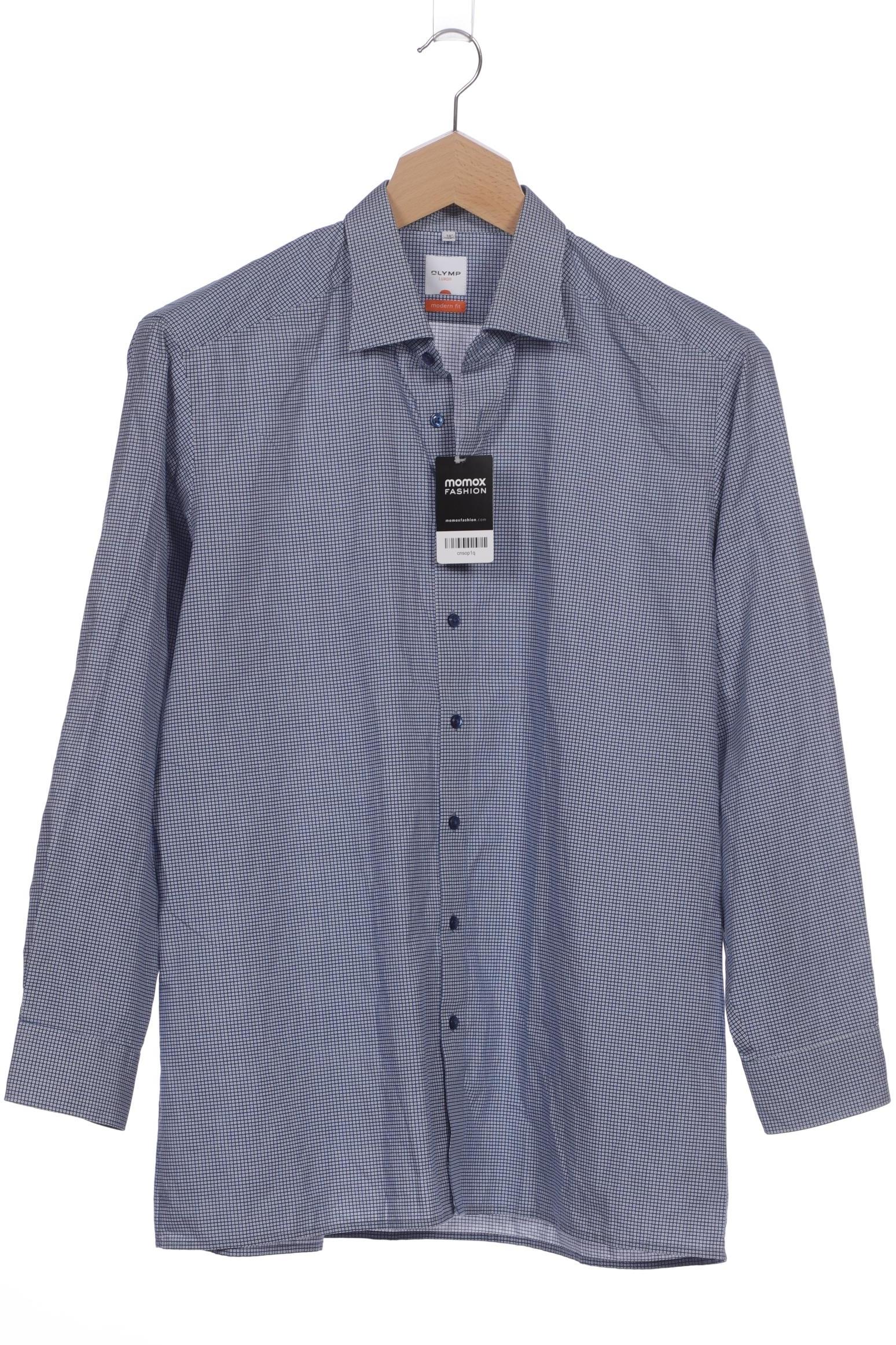 

Olymp Herren Hemd, blau, Gr. 56