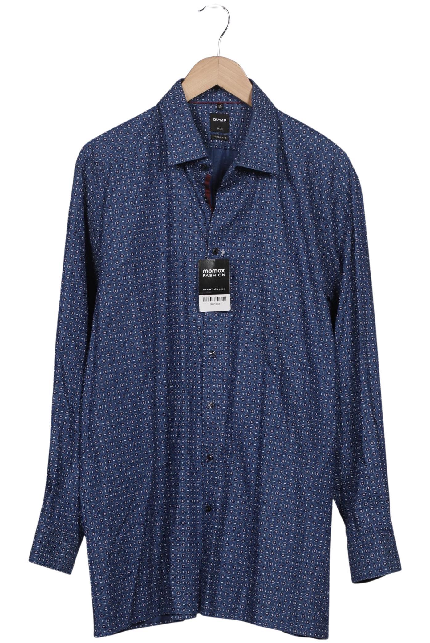 

Olymp Herren Hemd, blau, Gr. 56