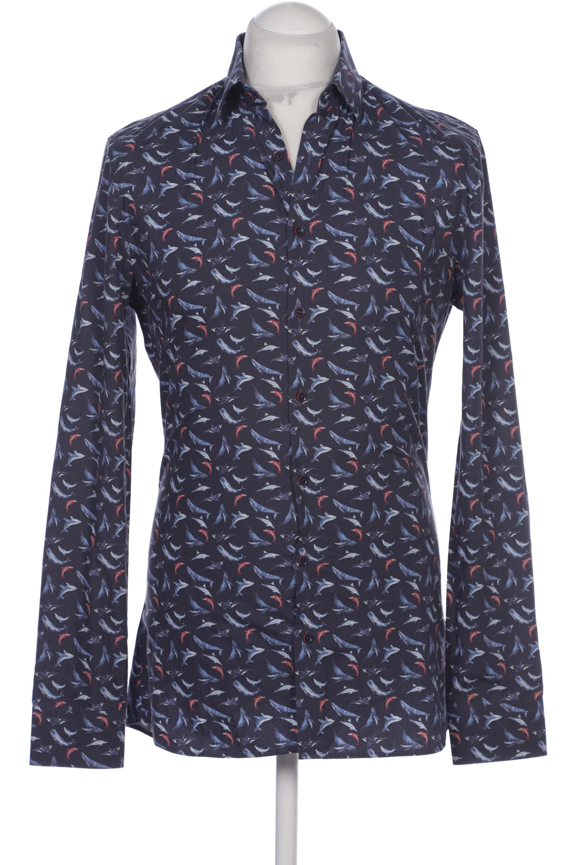

Olymp Herren Hemd, marineblau, Gr. 50
