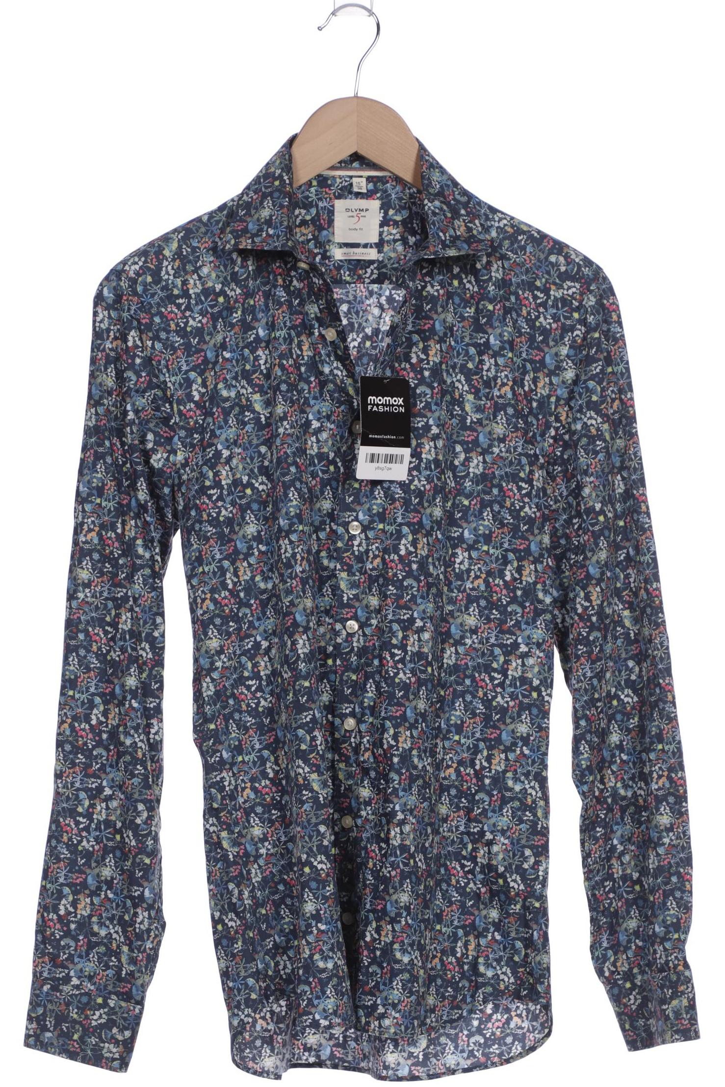 

Olymp Herren Hemd, marineblau, Gr. 46
