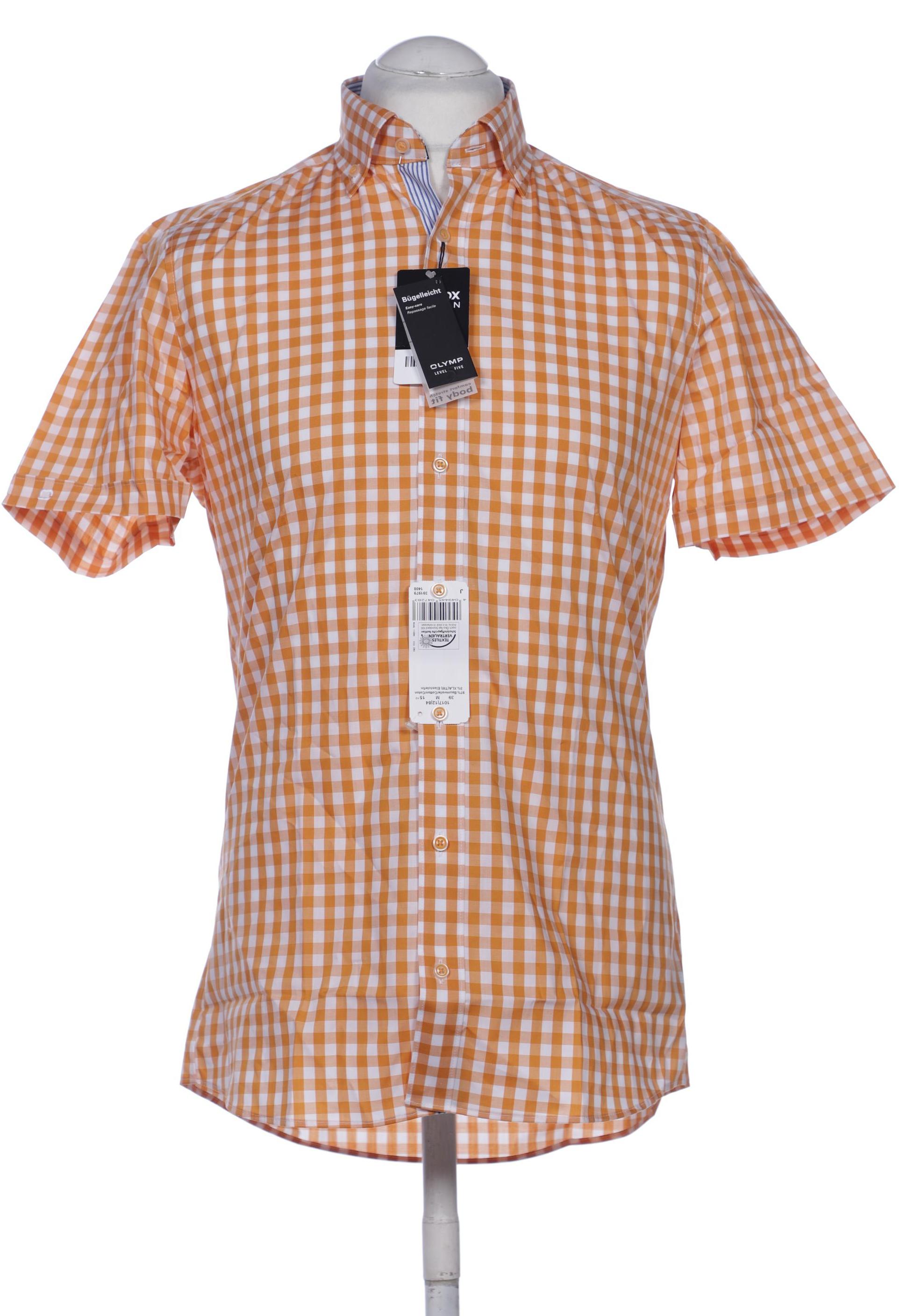 

Olymp Herren Hemd, orange, Gr. 48
