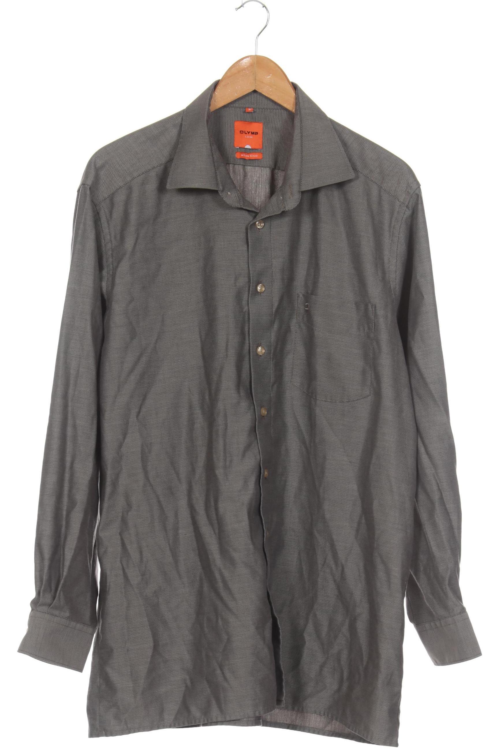 

Olymp Herren Hemd, braun, Gr. 46