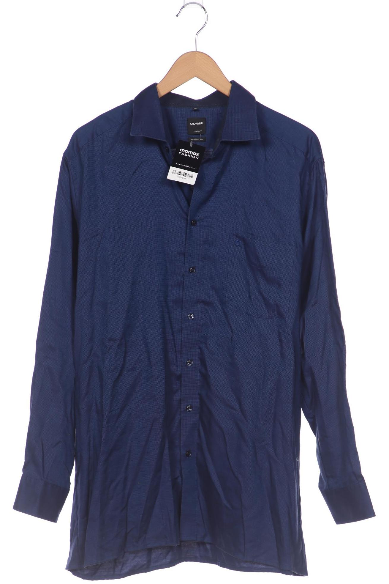 

Olymp Herren Hemd, blau, Gr. 56