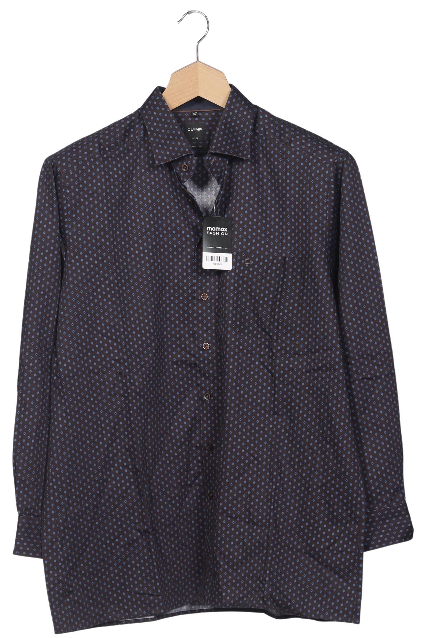 

Olymp Herren Hemd, marineblau, Gr. 56