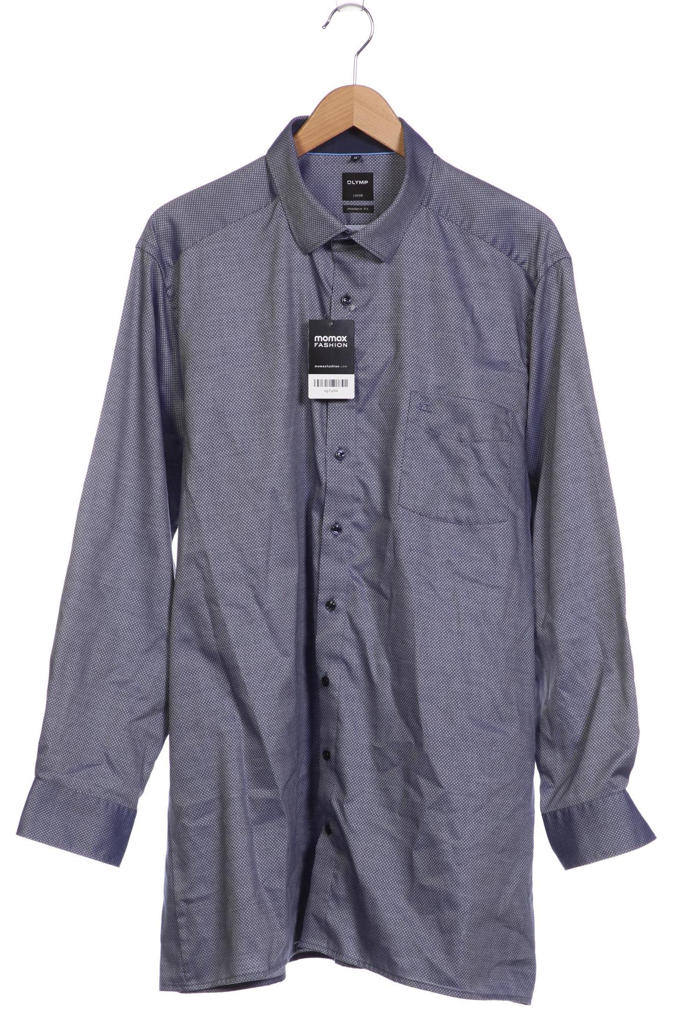

Olymp Herren Hemd, blau