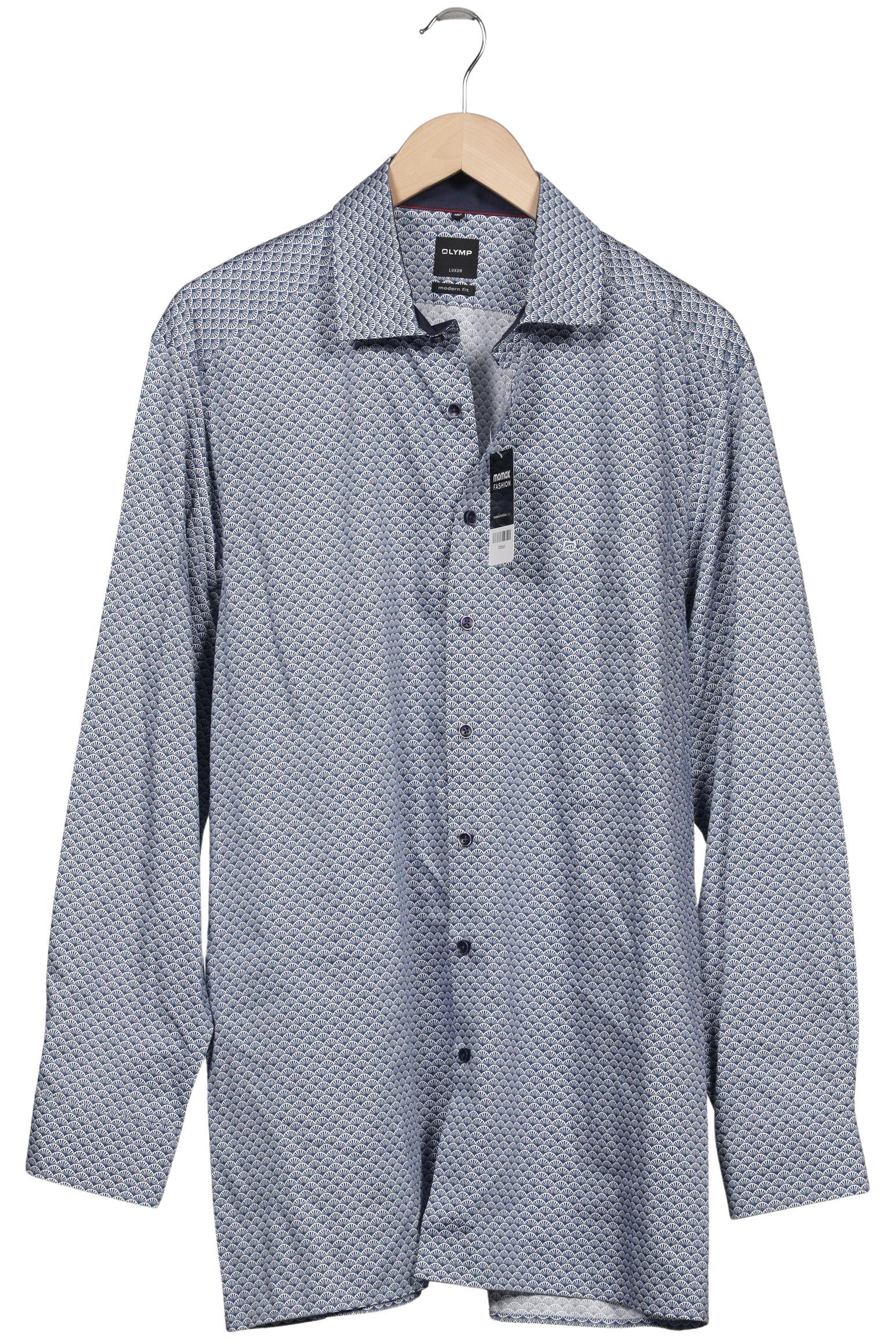 

Olymp Herren Hemd, blau, Gr. 56
