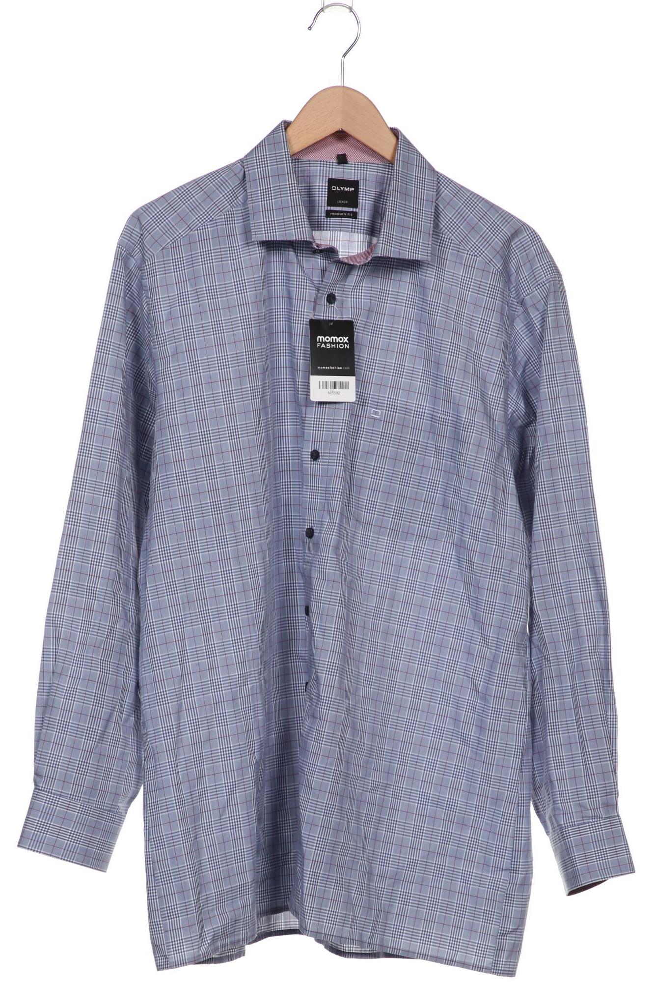 

Olymp Herren Hemd, blau