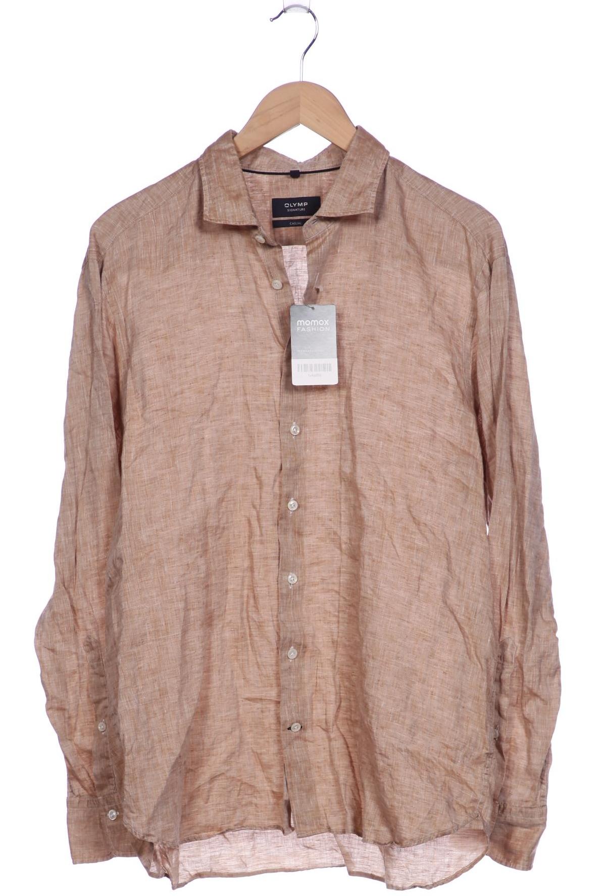 

Olymp Herren Hemd, beige, Gr. 56