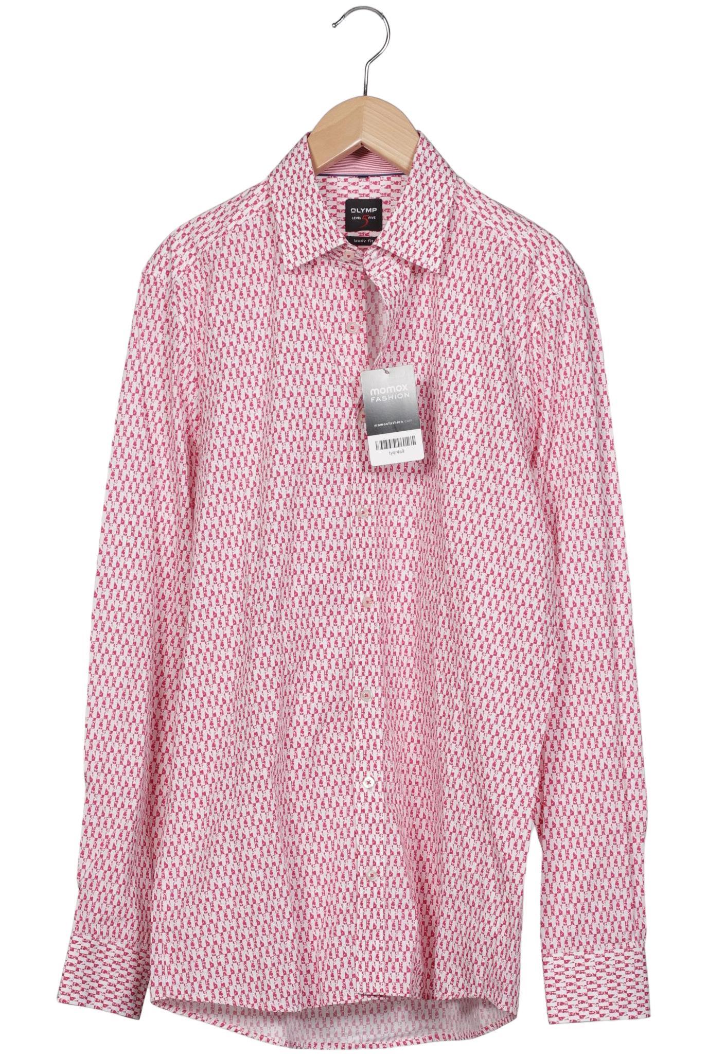 

Olymp Herren Hemd, pink, Gr. 46