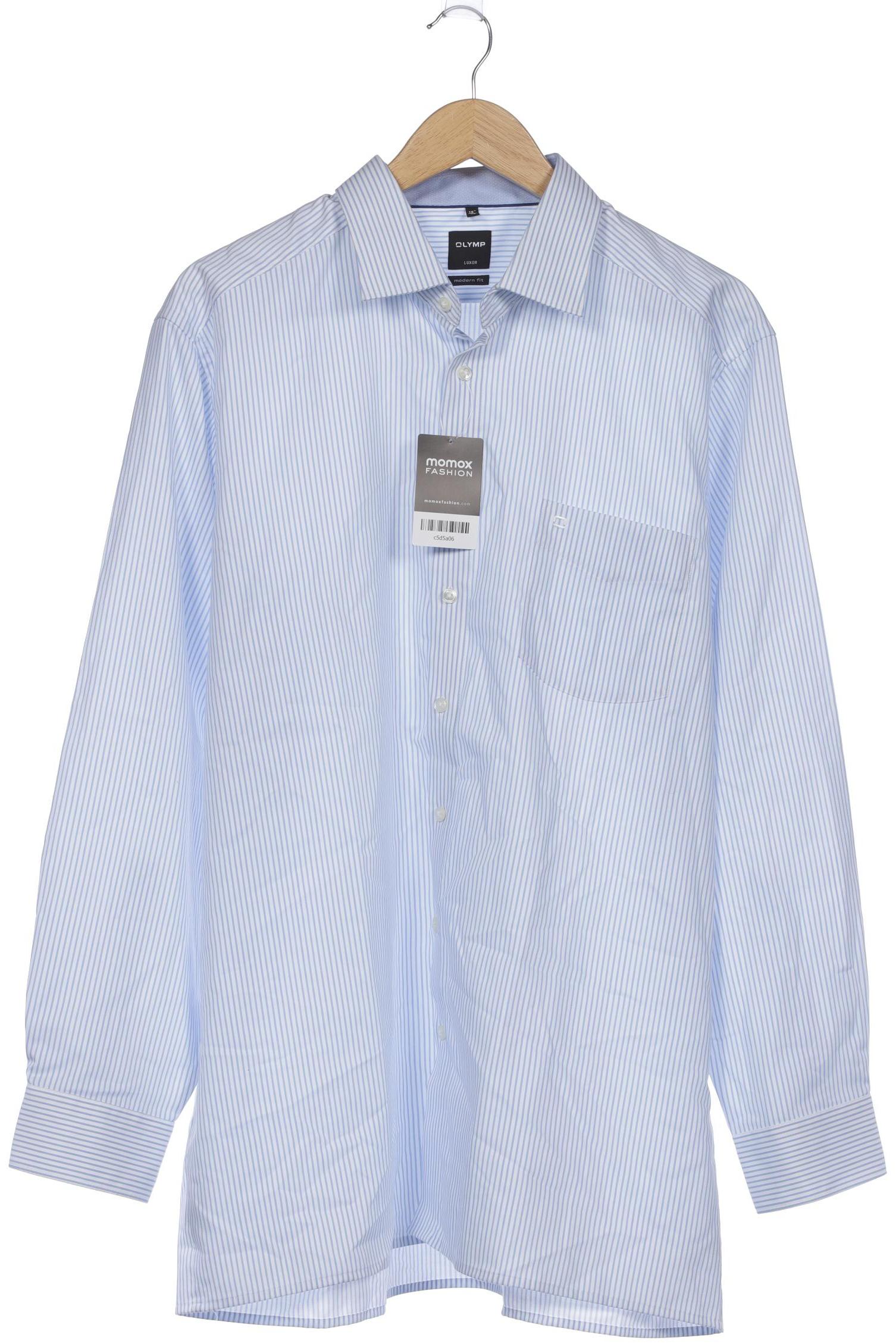 

Olymp Herren Hemd, blau, Gr. 56