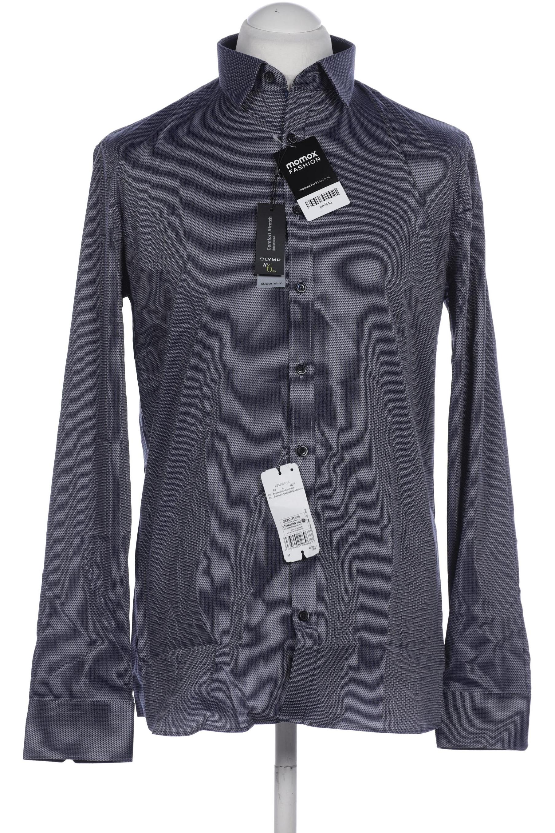 

Olymp Herren Hemd, marineblau, Gr. 52