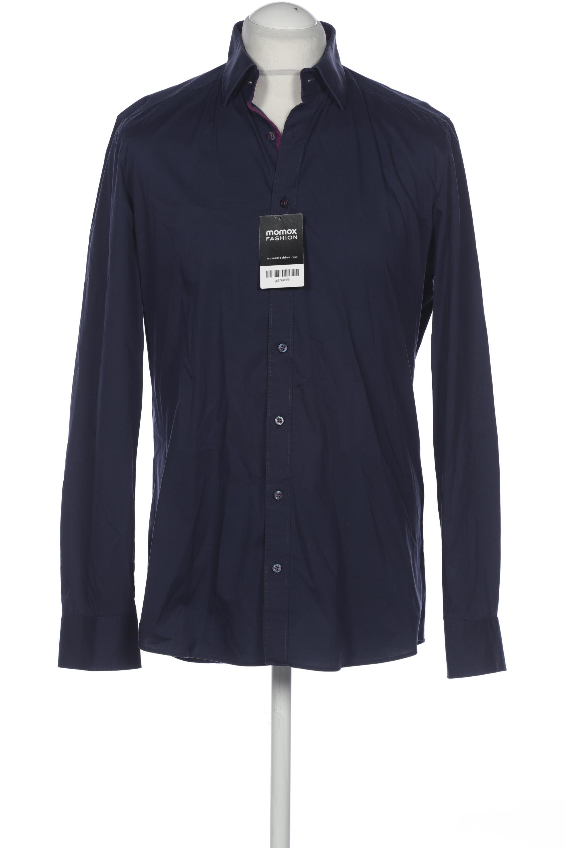

Olymp Herren Hemd, marineblau, Gr. 52