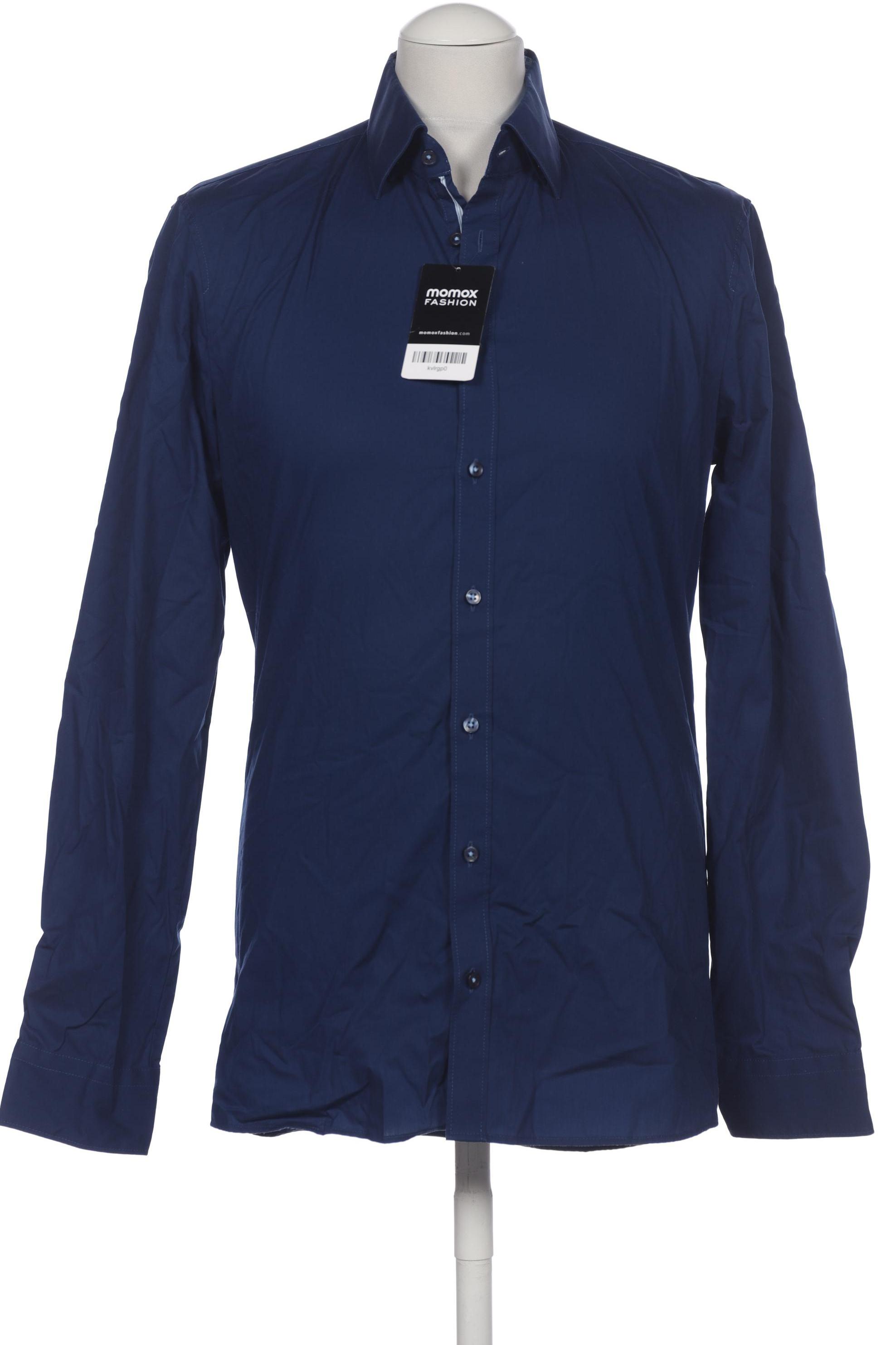 

Olymp Herren Hemd, marineblau, Gr. 50