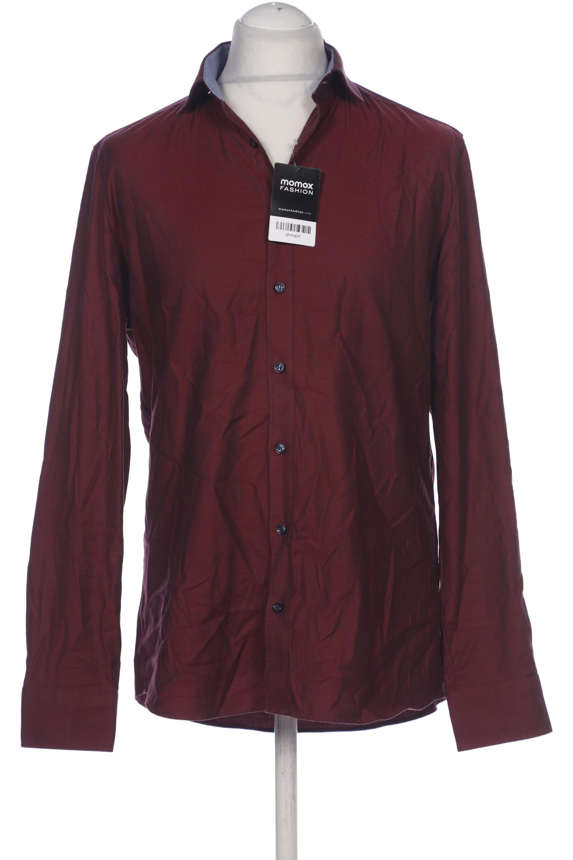 

Olymp Herren Hemd, bordeaux, Gr. 52