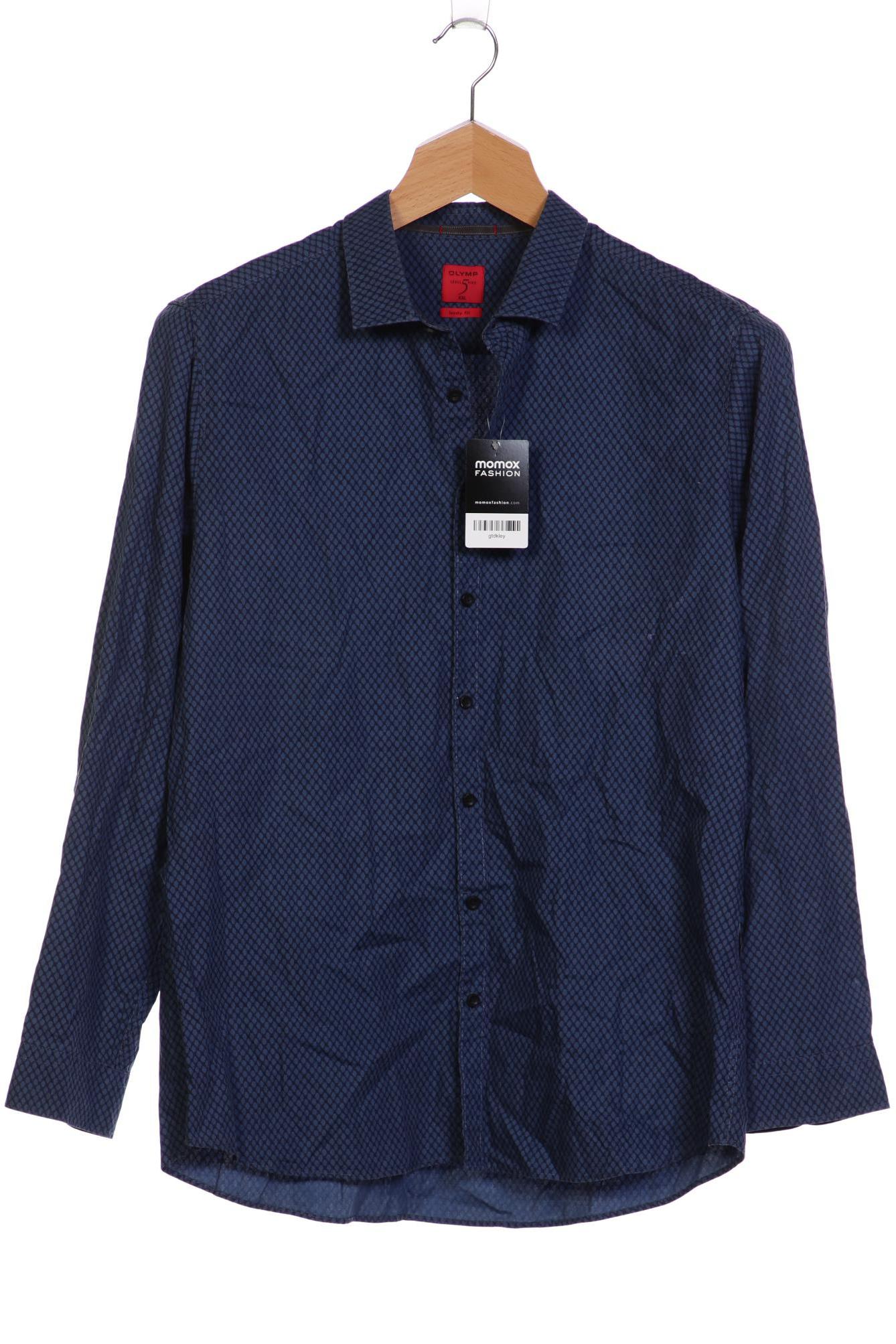 

Olymp Herren Hemd, marineblau, Gr. 56
