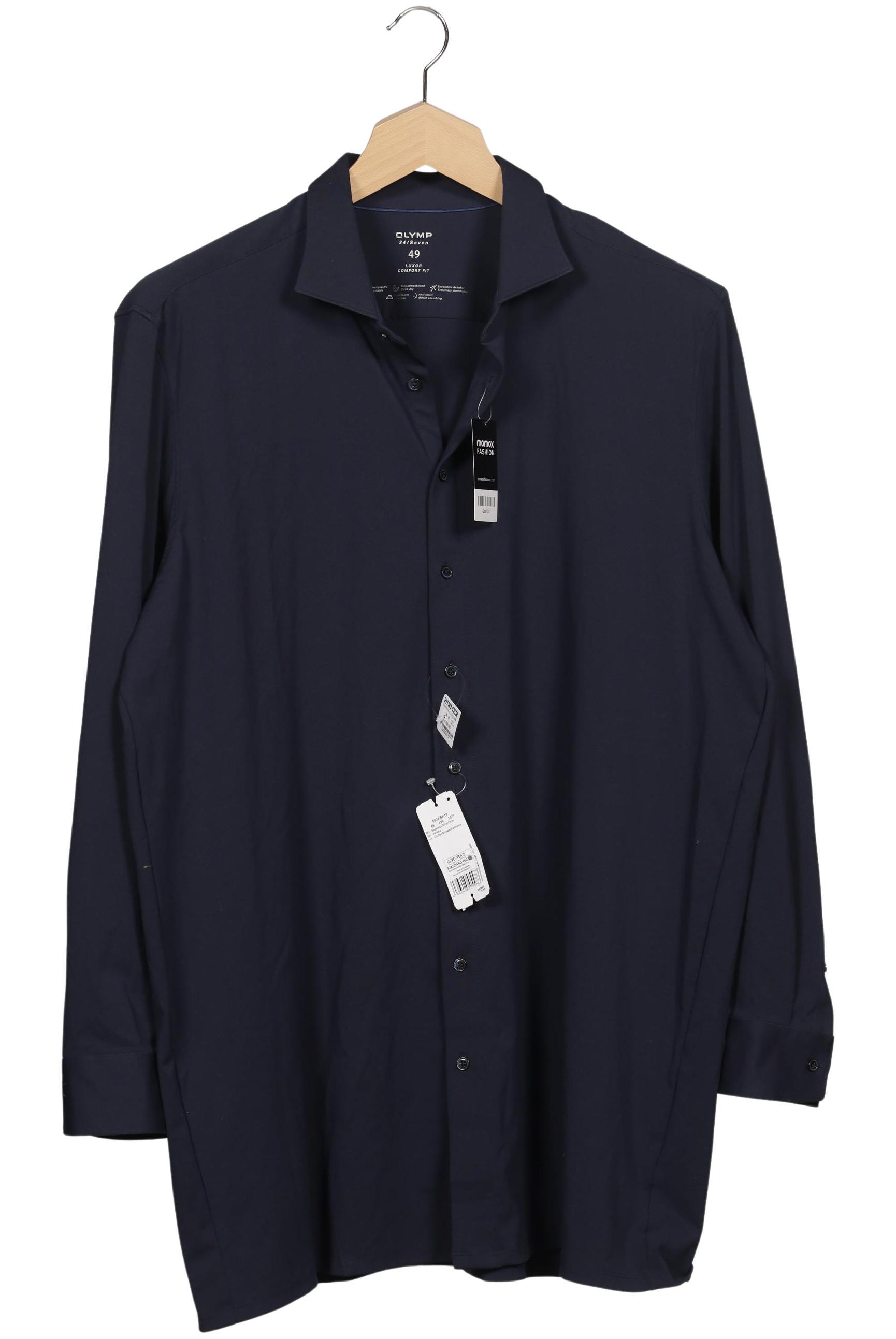 

Olymp Herren Hemd, marineblau, Gr. 60