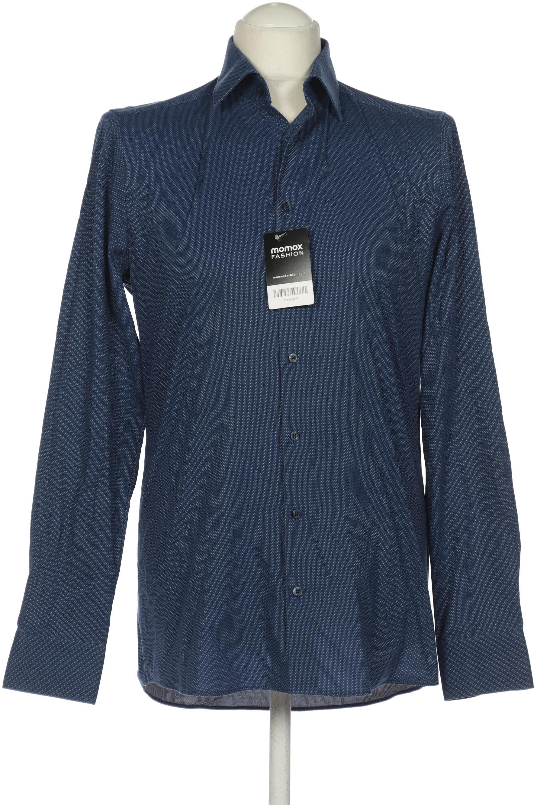 

Olymp Herren Hemd, blau