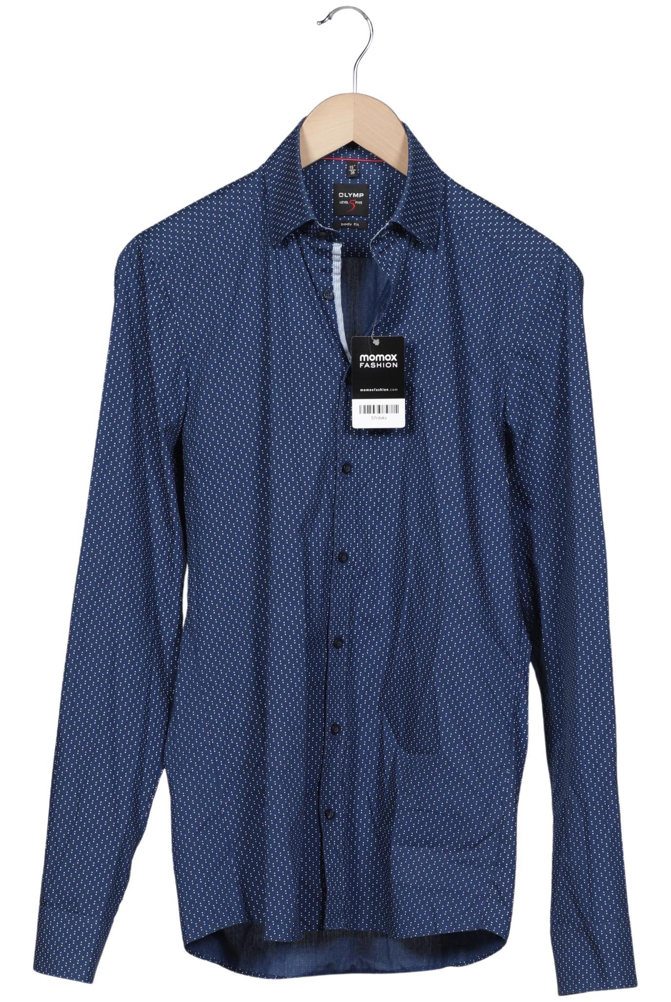 

Olymp Herren Hemd, marineblau, Gr. 46