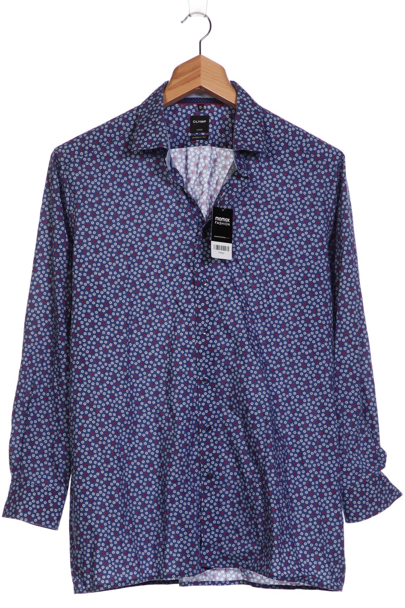 

Olymp Herren Hemd, blau, Gr. 56