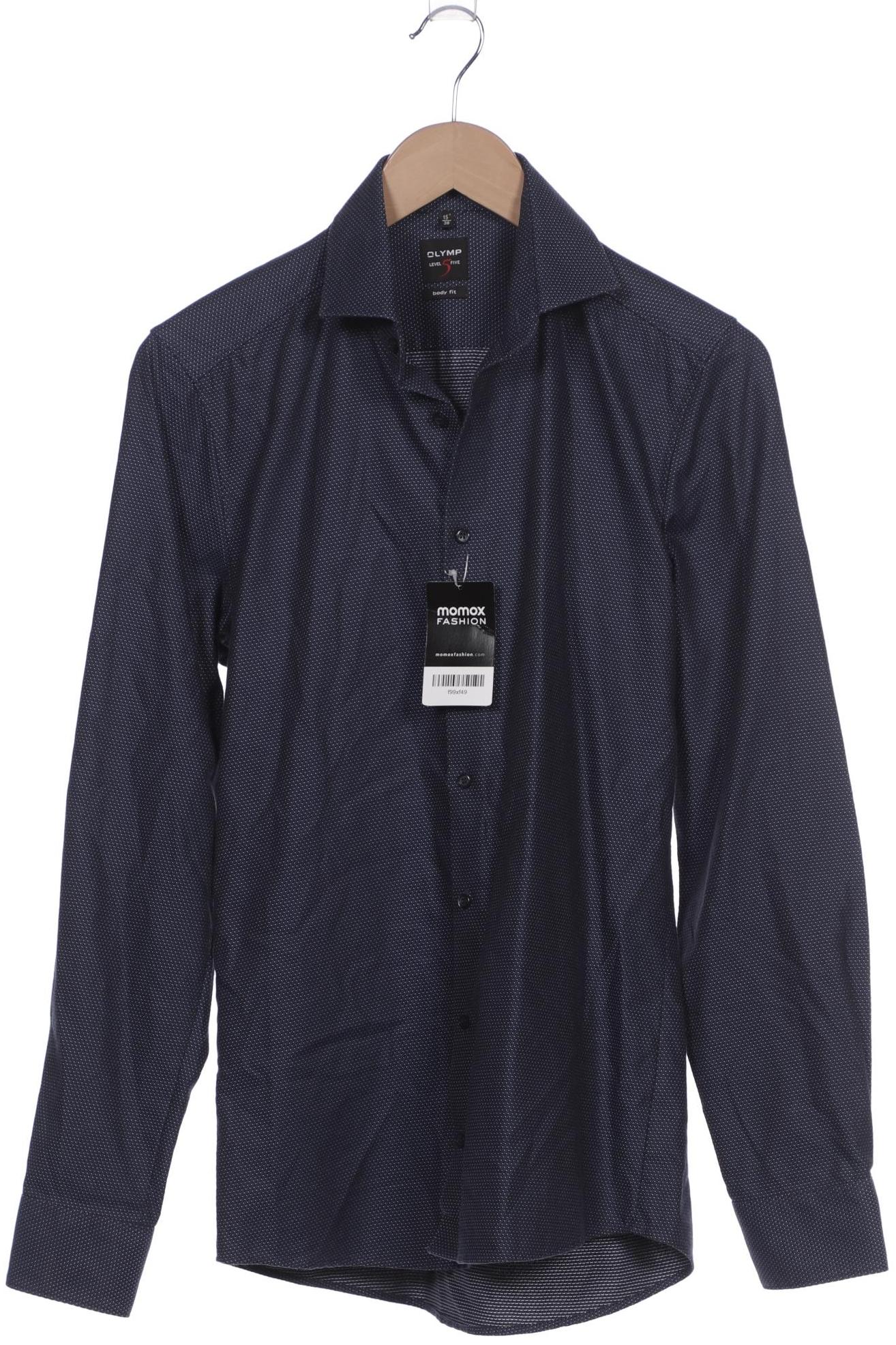 

Olymp Herren Hemd, marineblau, Gr. 46
