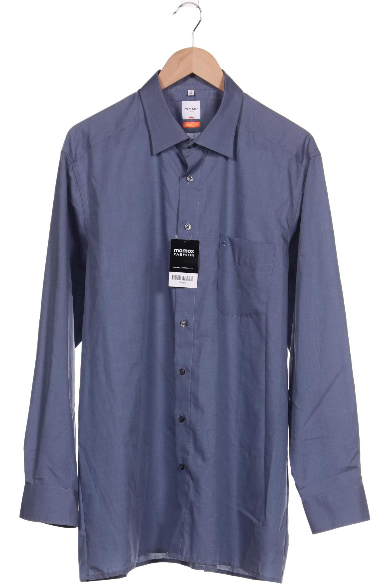 

Olymp Herren Hemd, blau