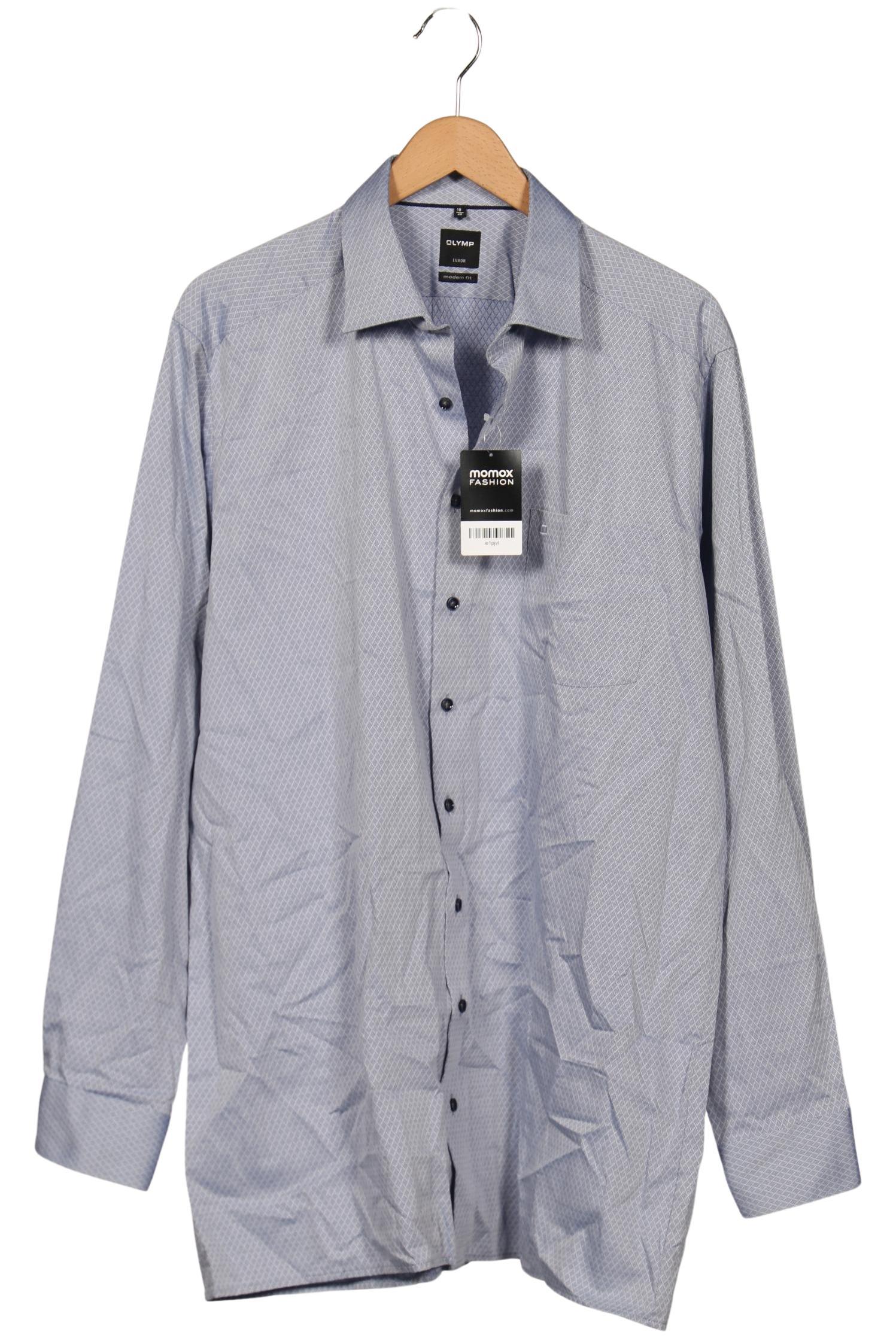 

Olymp Herren Hemd, blau, Gr. 56