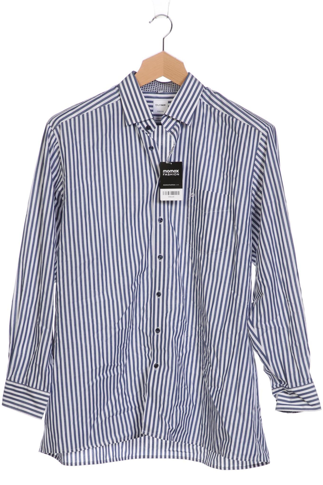 

Olymp Herren Hemd, blau