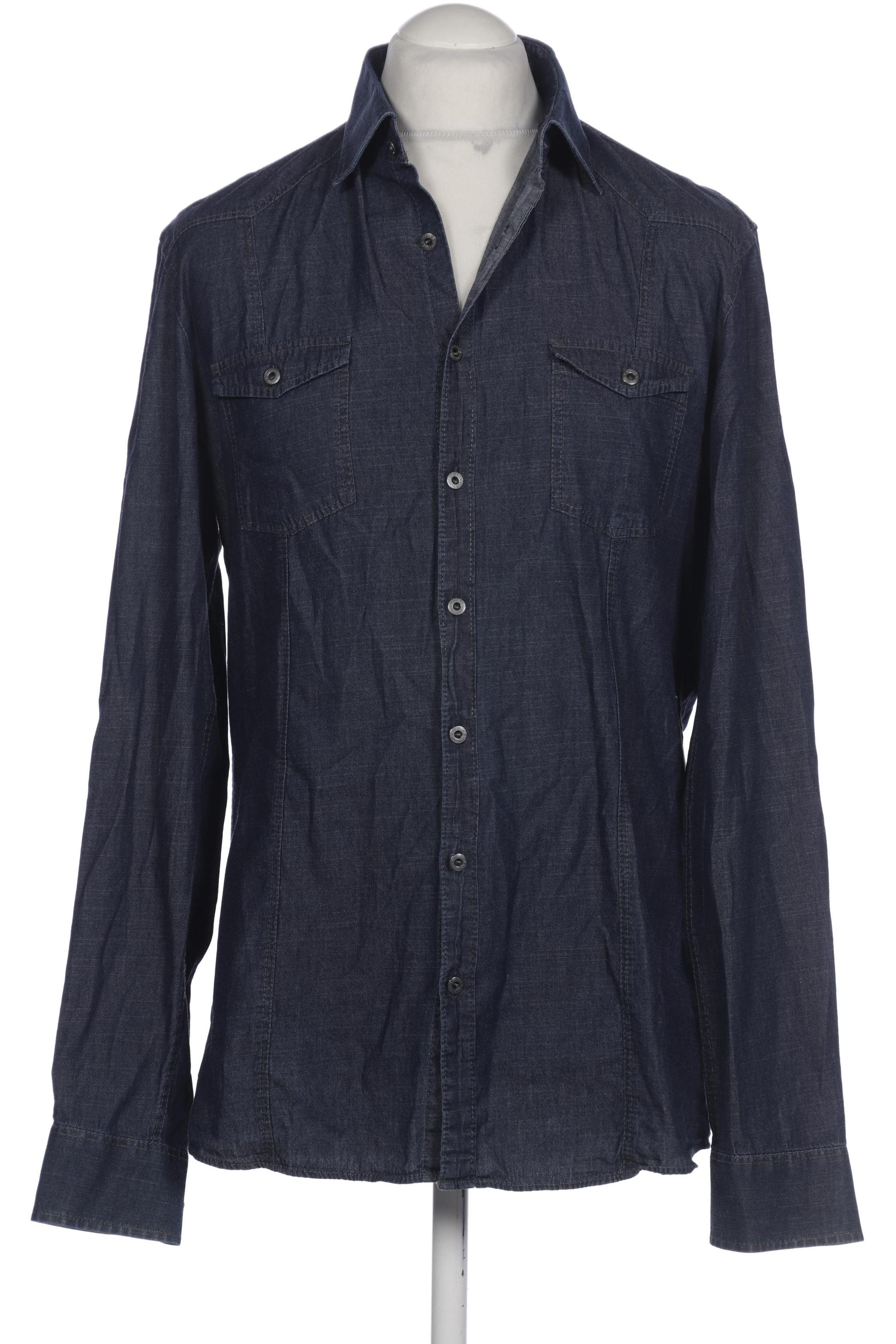 

Olymp Herren Hemd, marineblau, Gr. 48