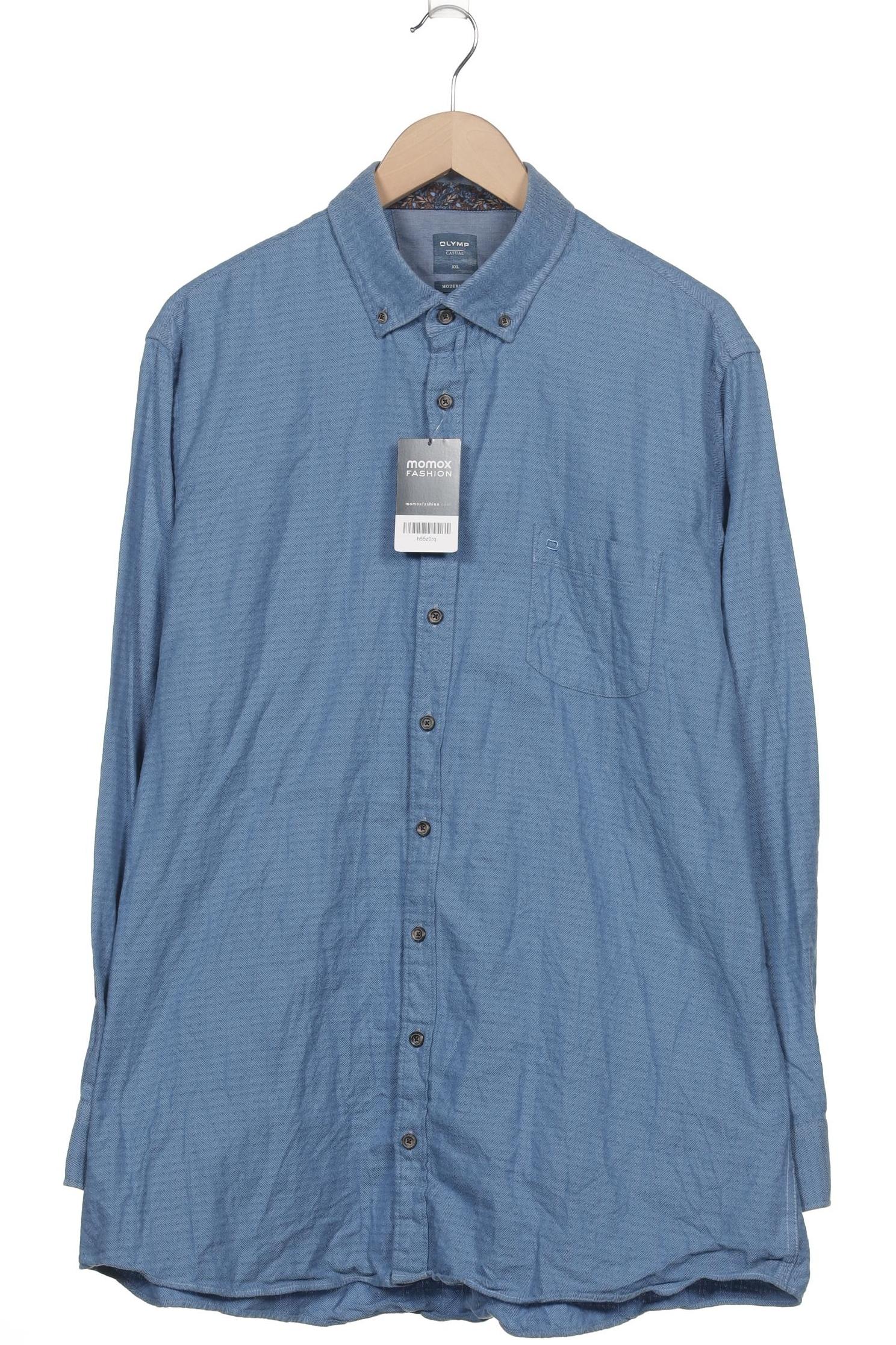 

Olymp Herren Hemd, blau, Gr. 56
