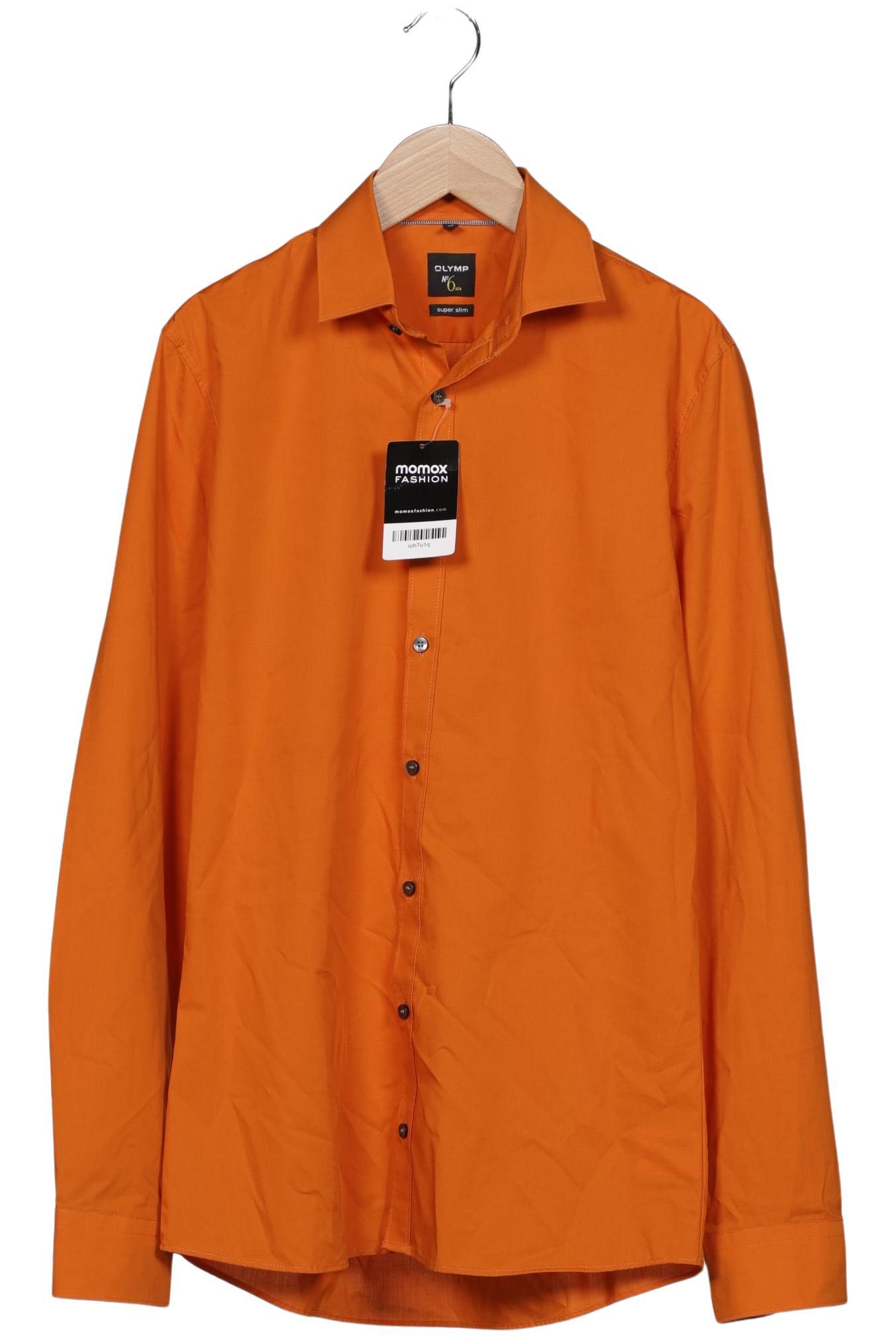 

Olymp Herren Hemd, orange, Gr. 46