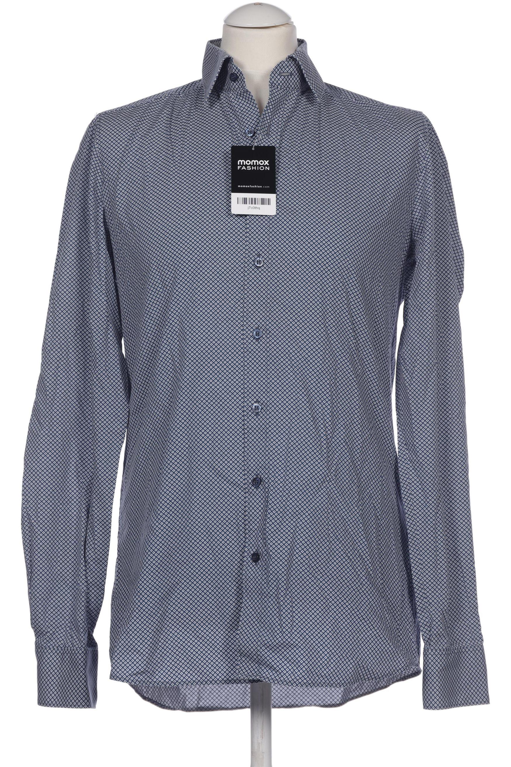 

Olymp Herren Hemd, blau