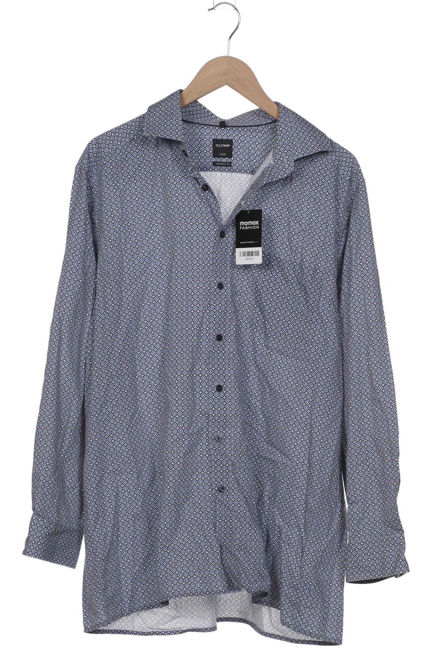 

Olymp Herren Hemd, blau, Gr. 56