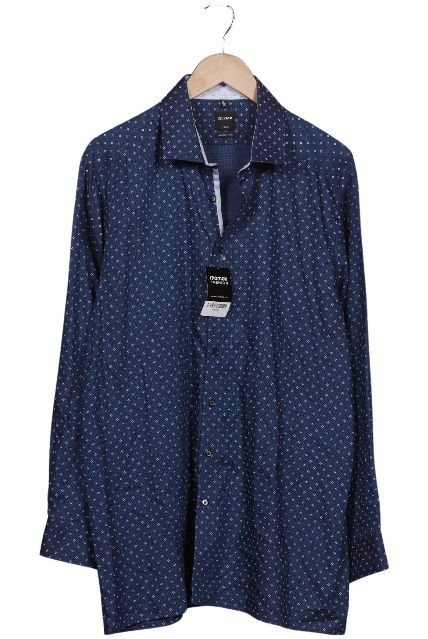 

Olymp Herren Hemd, marineblau, Gr. 56