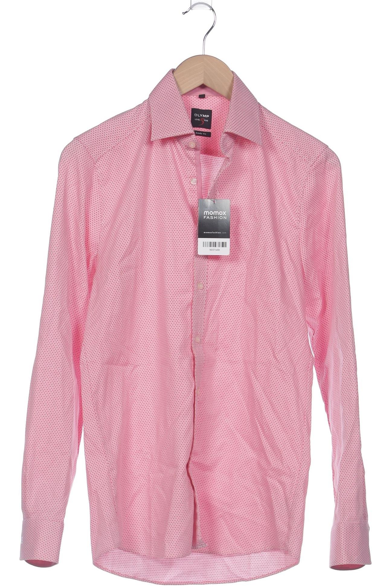 Thumbnail - Olymp Herren Hemd, pink, Gr. 44