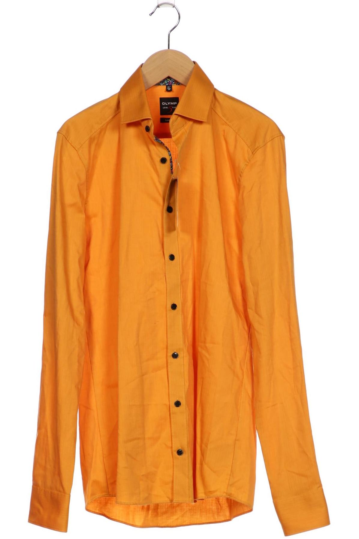 

Olymp Herren Hemd, orange, Gr. 46