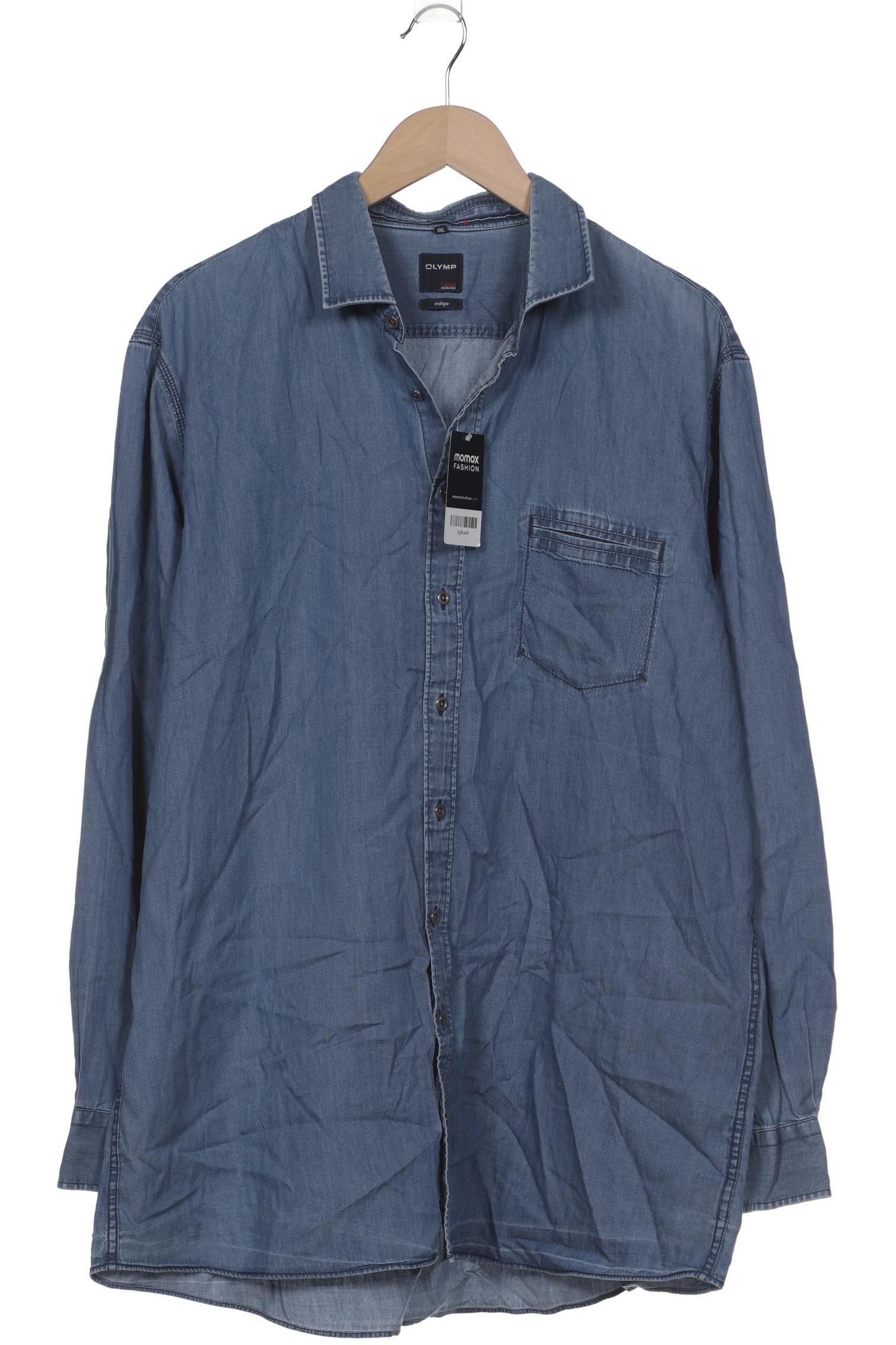 

Olymp Herren Hemd, blau, Gr. 56
