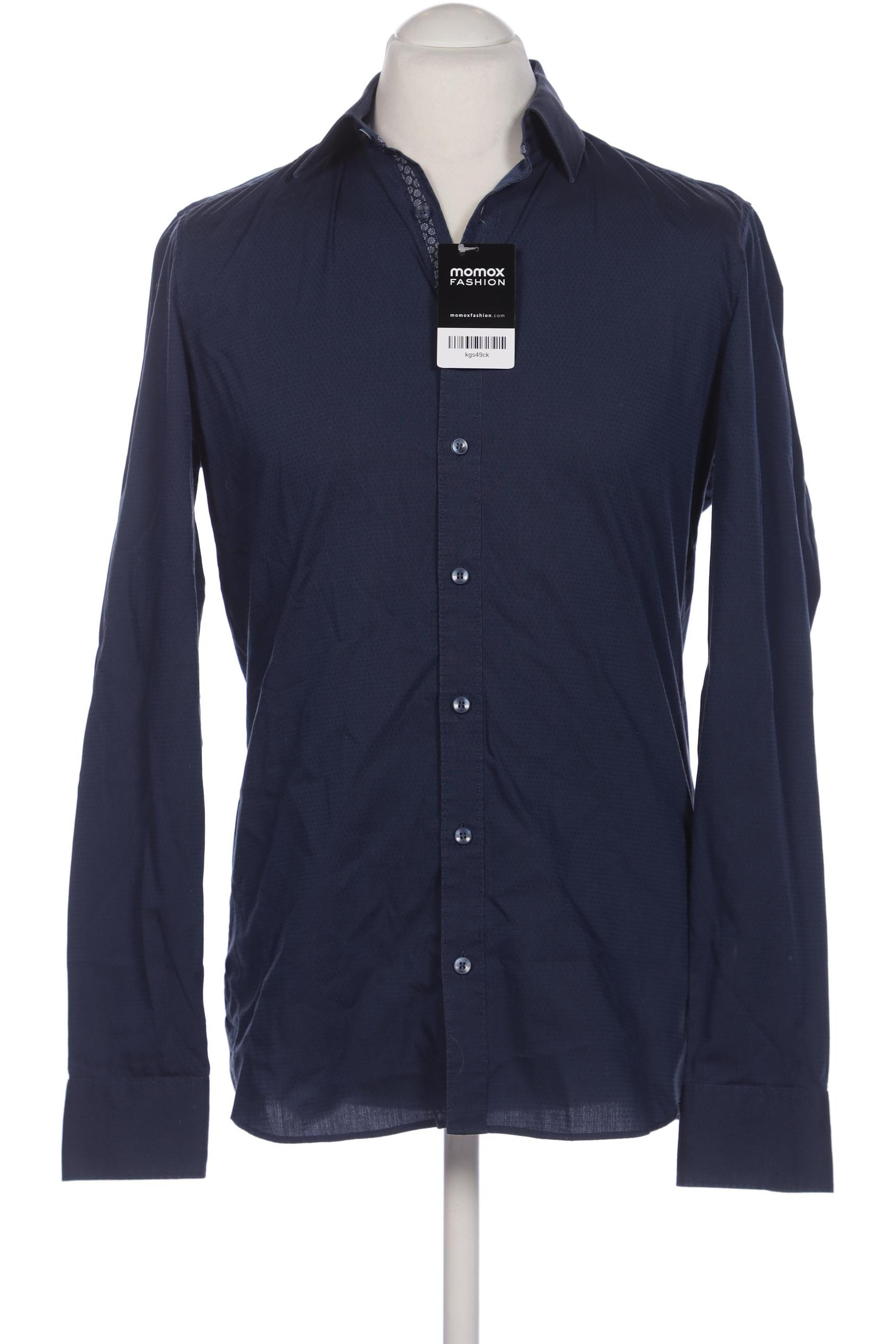 

Olymp Herren Hemd, marineblau, Gr. 50