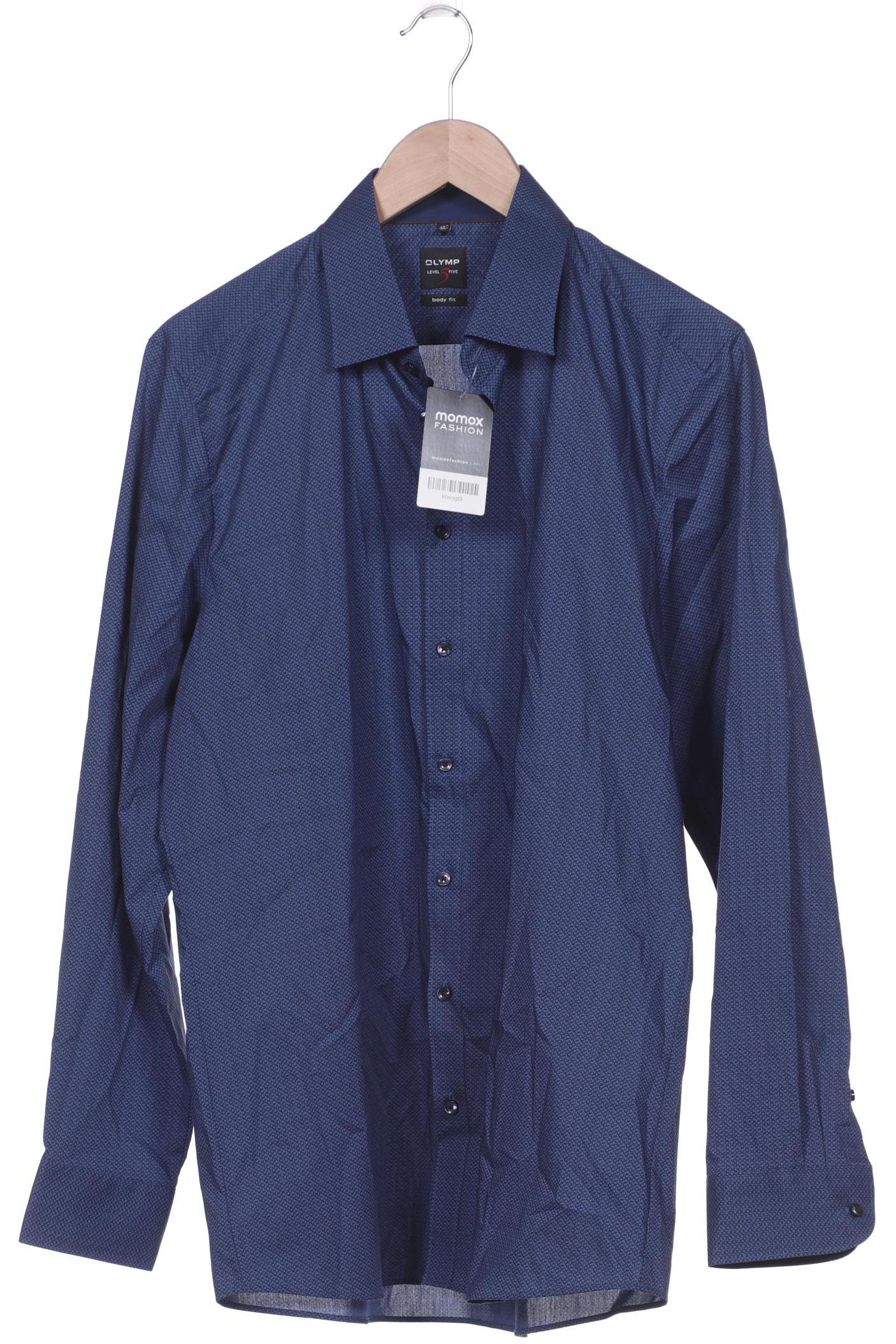 

Olymp Herren Hemd, blau