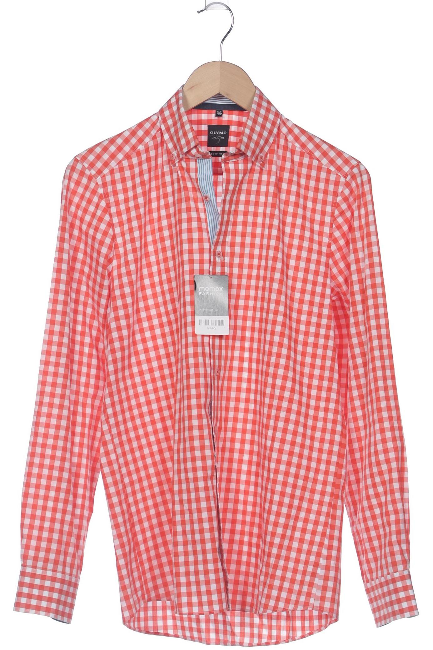 

Olymp Herren Hemd, orange, Gr. 48