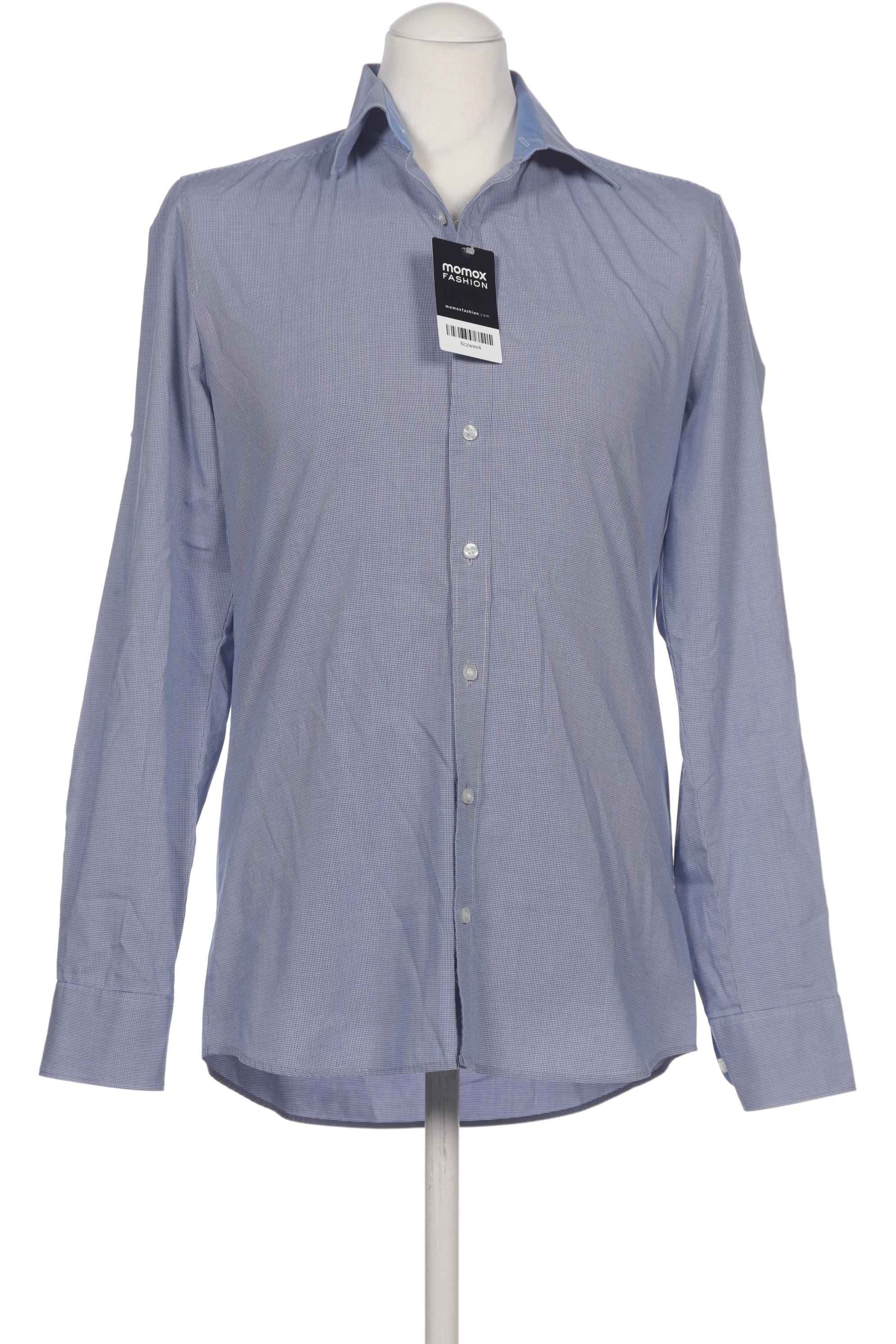 Thumbnail - Olymp Herren Hemd, blau, Gr. 50