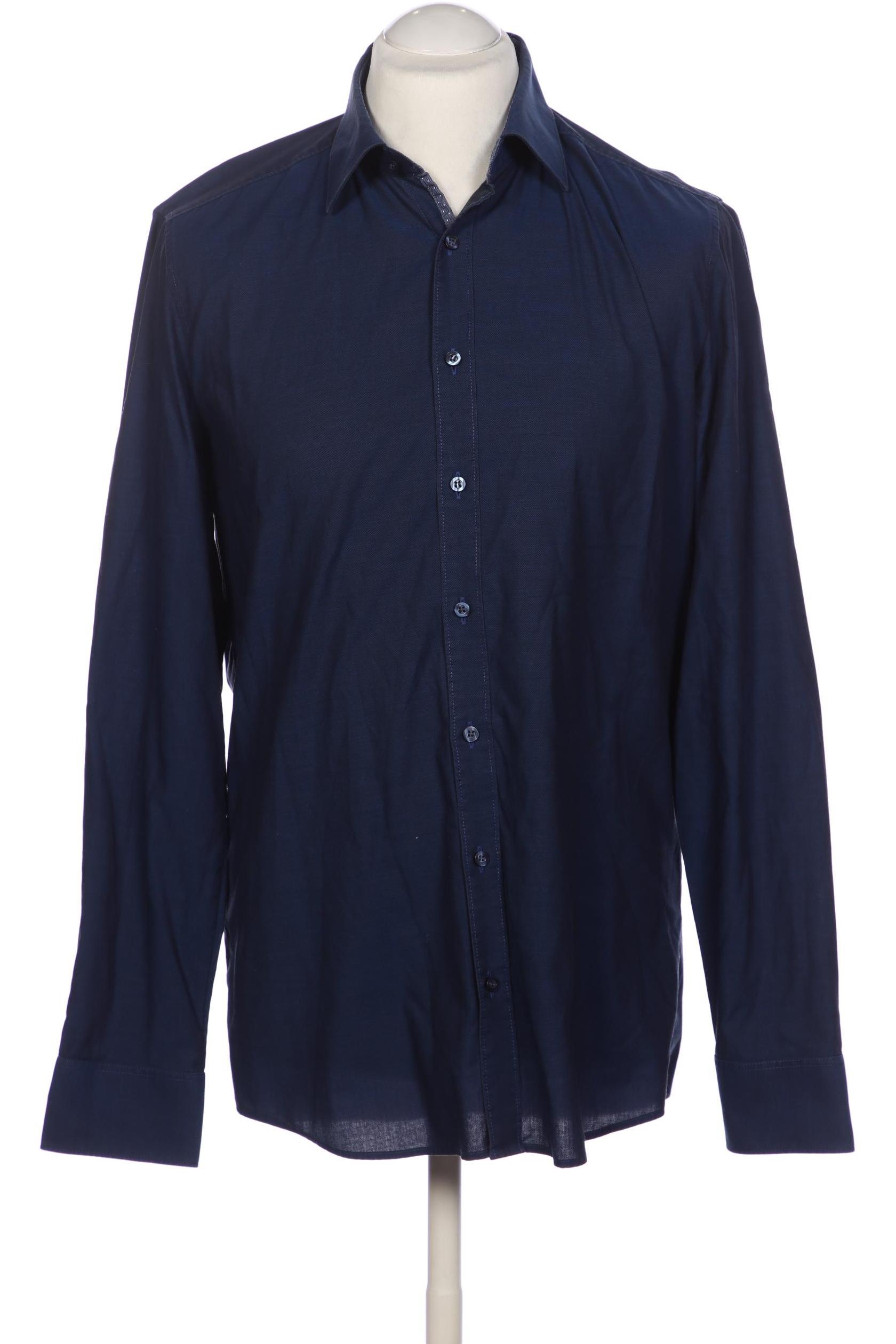

Olymp Herren Hemd, marineblau, Gr. 52