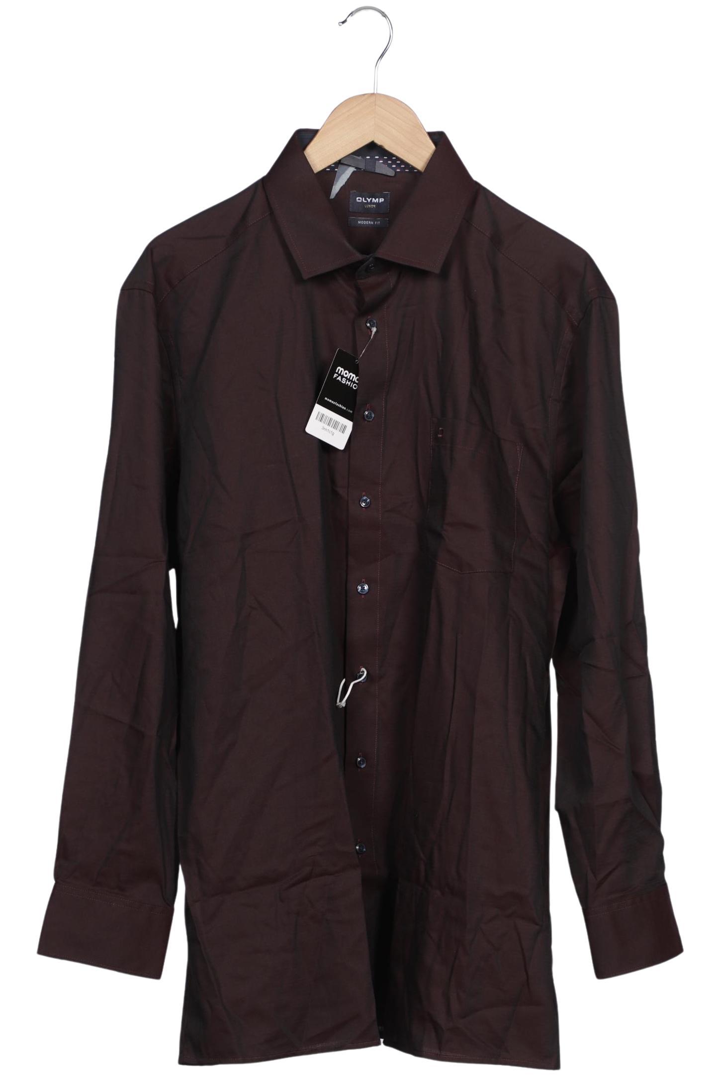 

Olymp Herren Hemd, bordeaux, Gr. 56