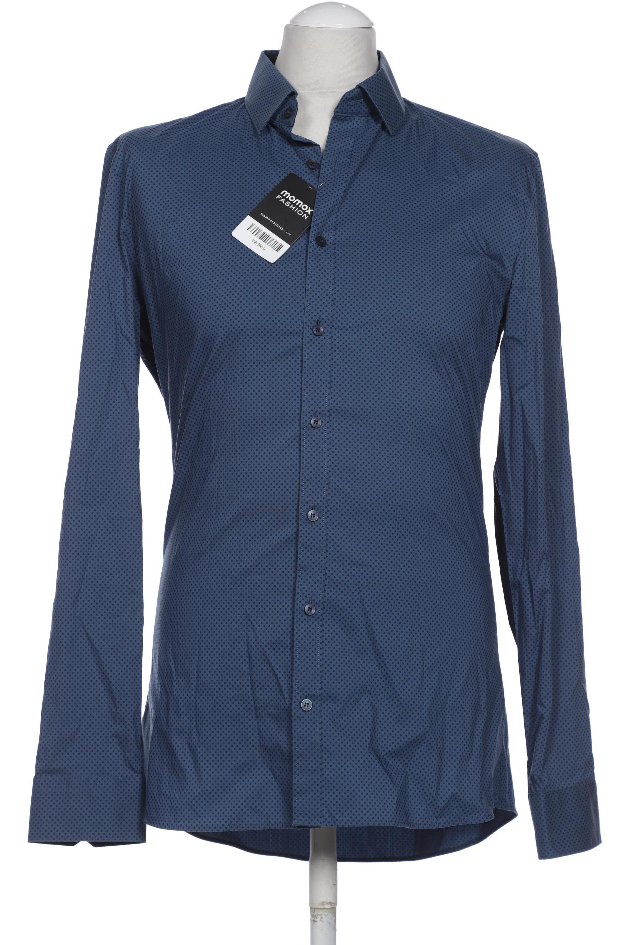 

Olymp Herren Hemd, blau